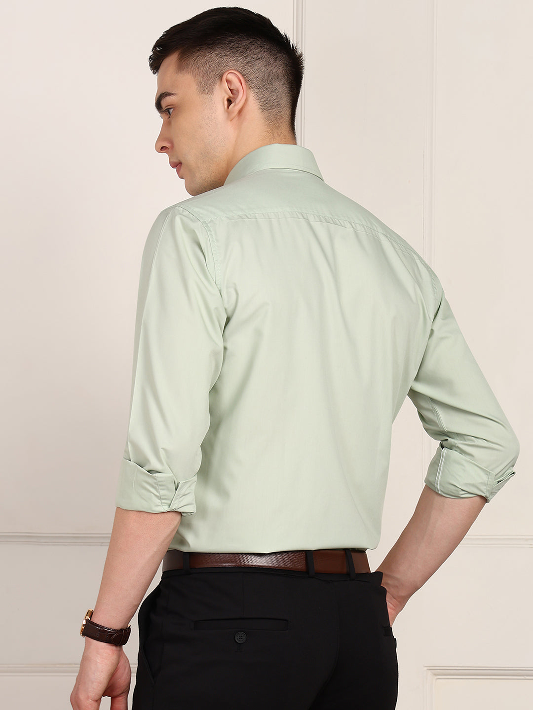 Men Solid Formal Shirt