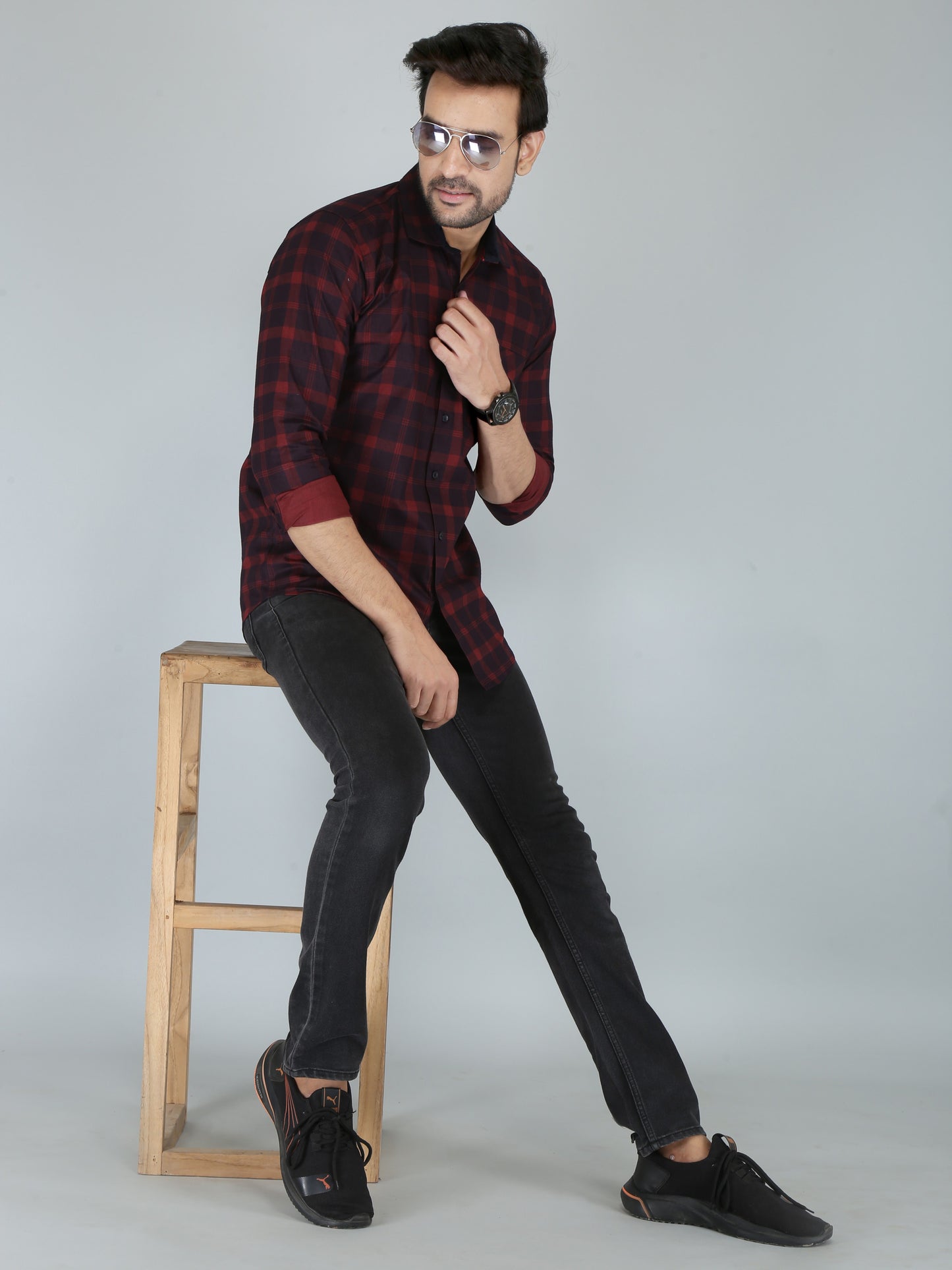 Checkered Casual Shirt