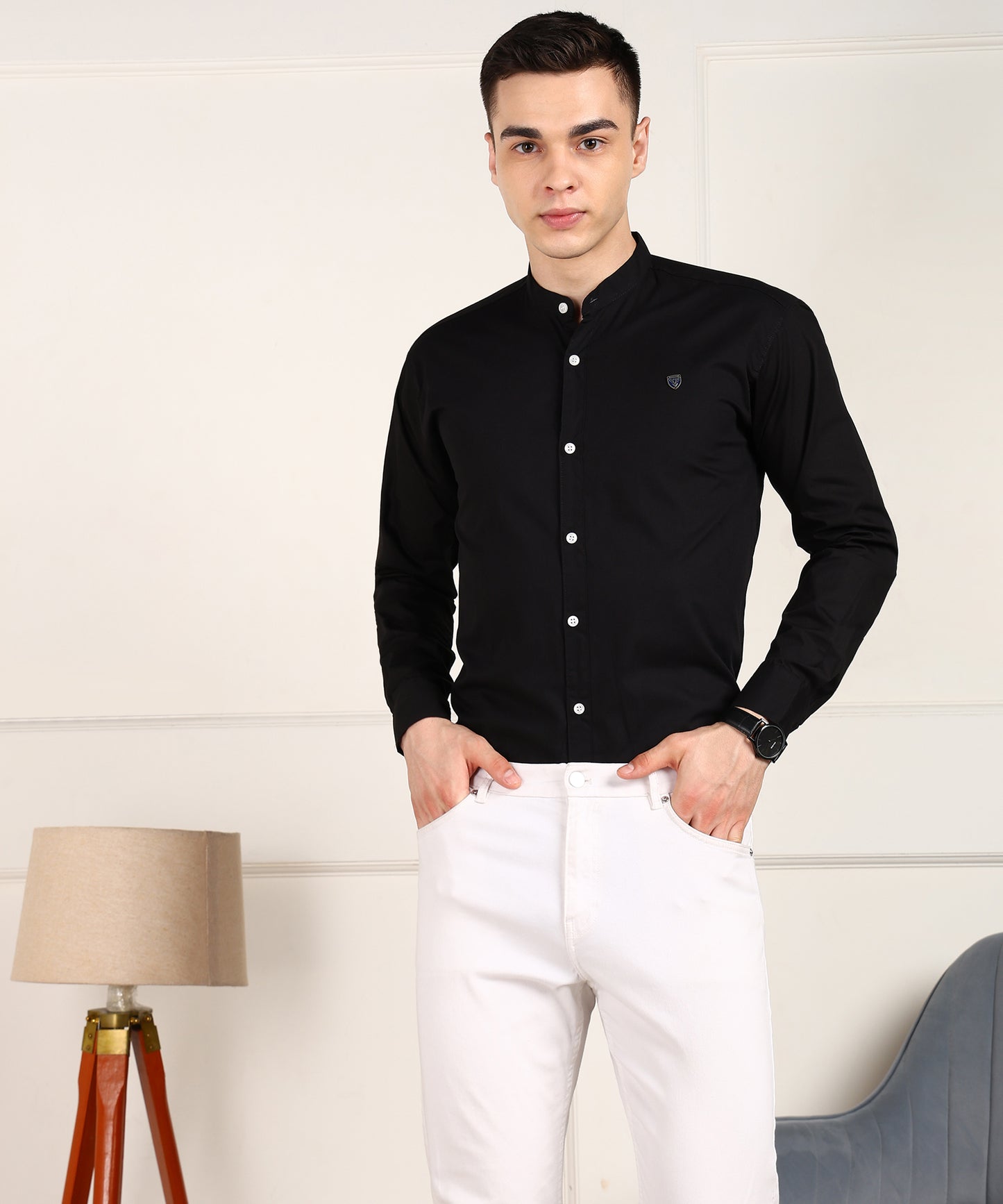 Men Solid Casual Multicolor Shirt (Pack of 2)