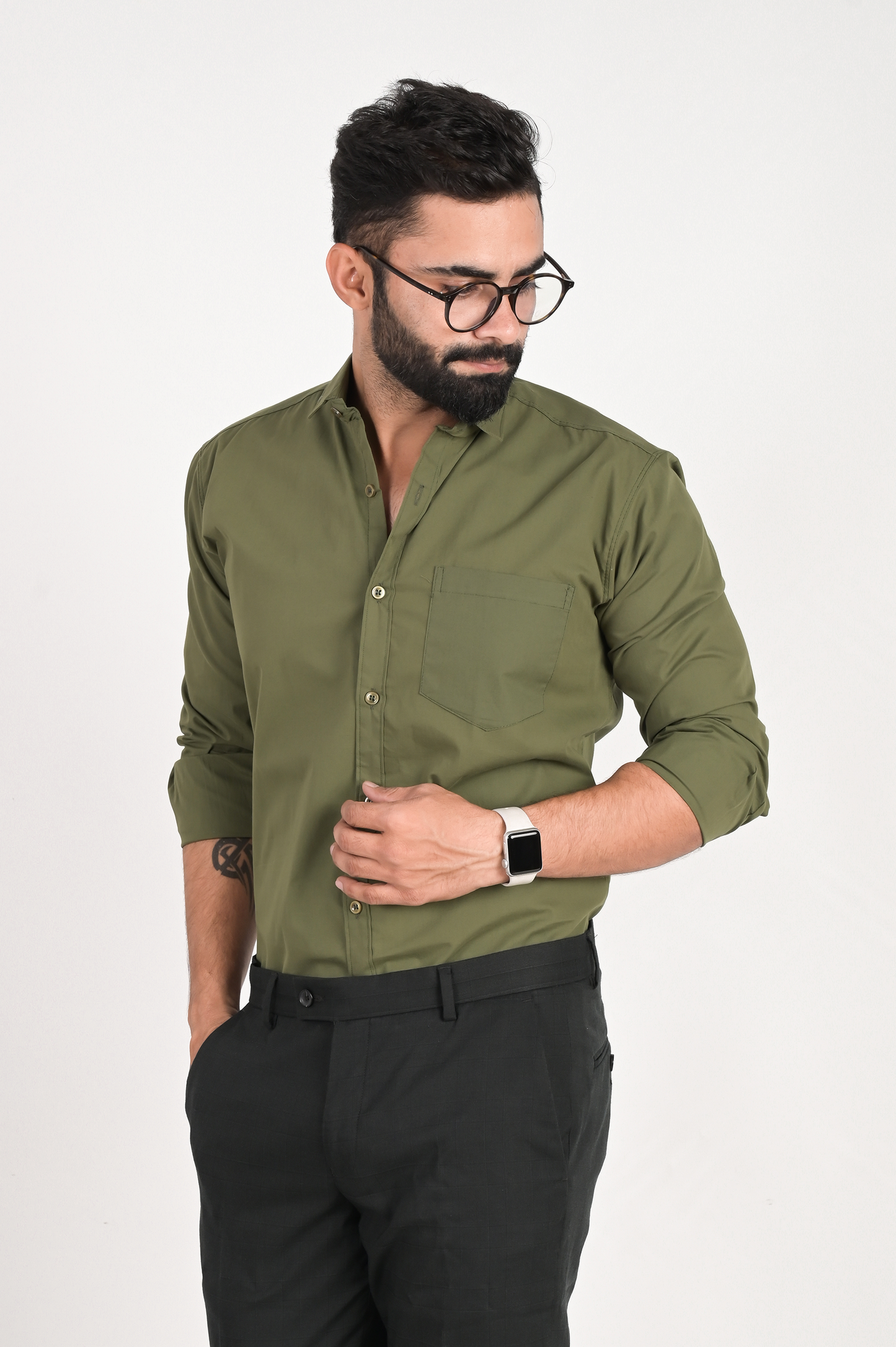 Solid Casual Shirt