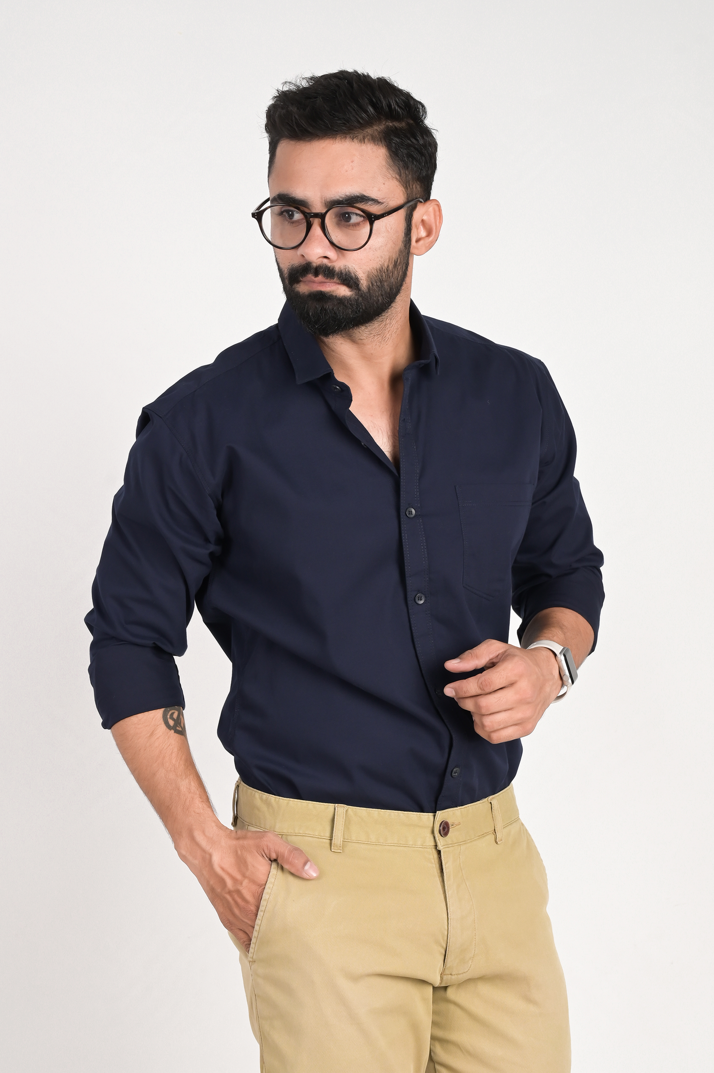 Solid Casual Shirt