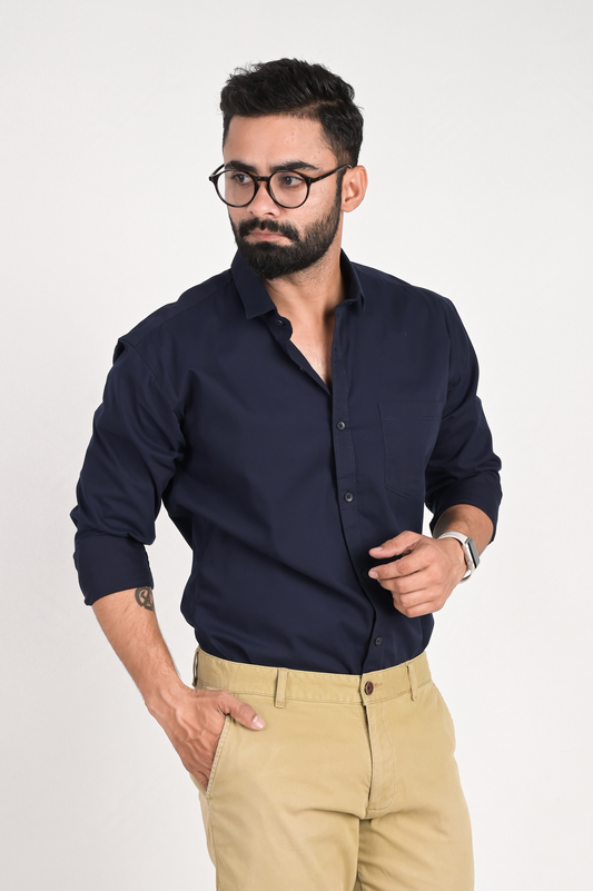 Solid Casual Shirt