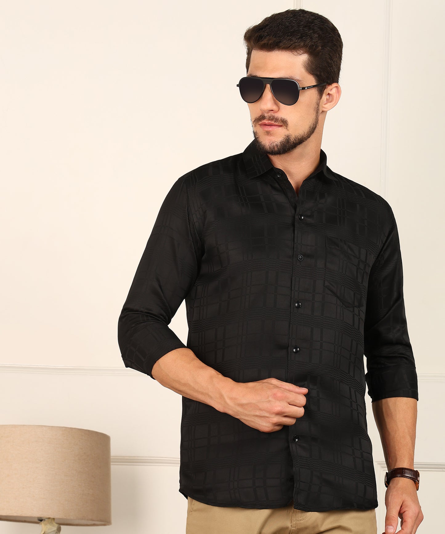 Men Checkered Casual Shirt