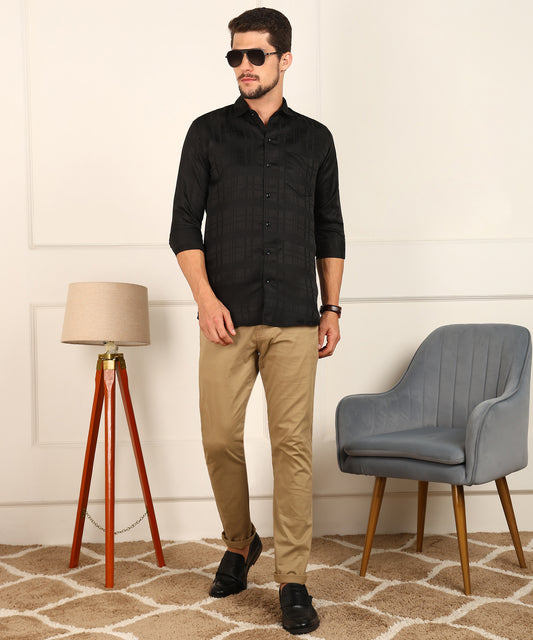 Men Checkered Casual Shirt