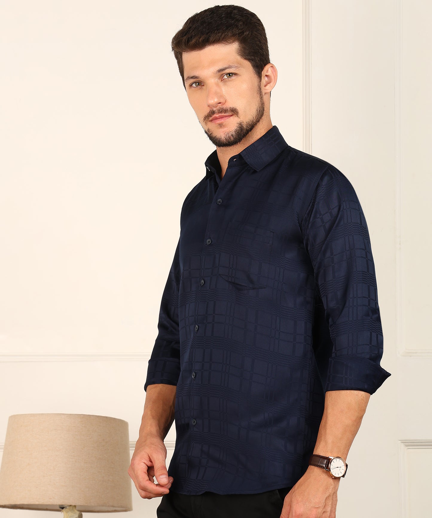 Men Checkered Casual Shirt