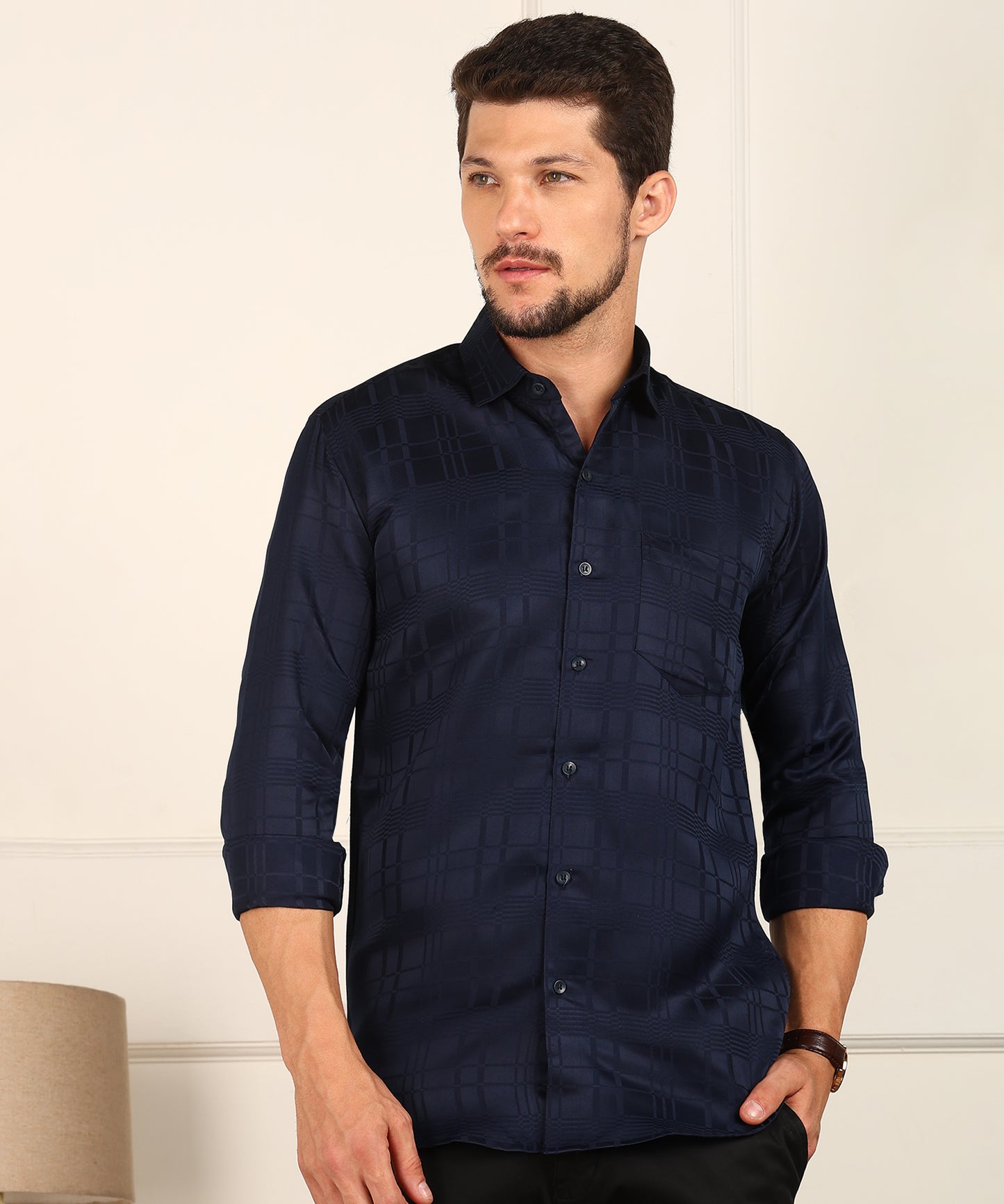 Men Checkered Casual Shirt
