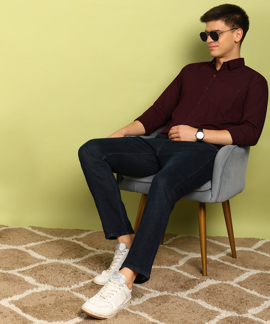 Men Solid Casual Shirt