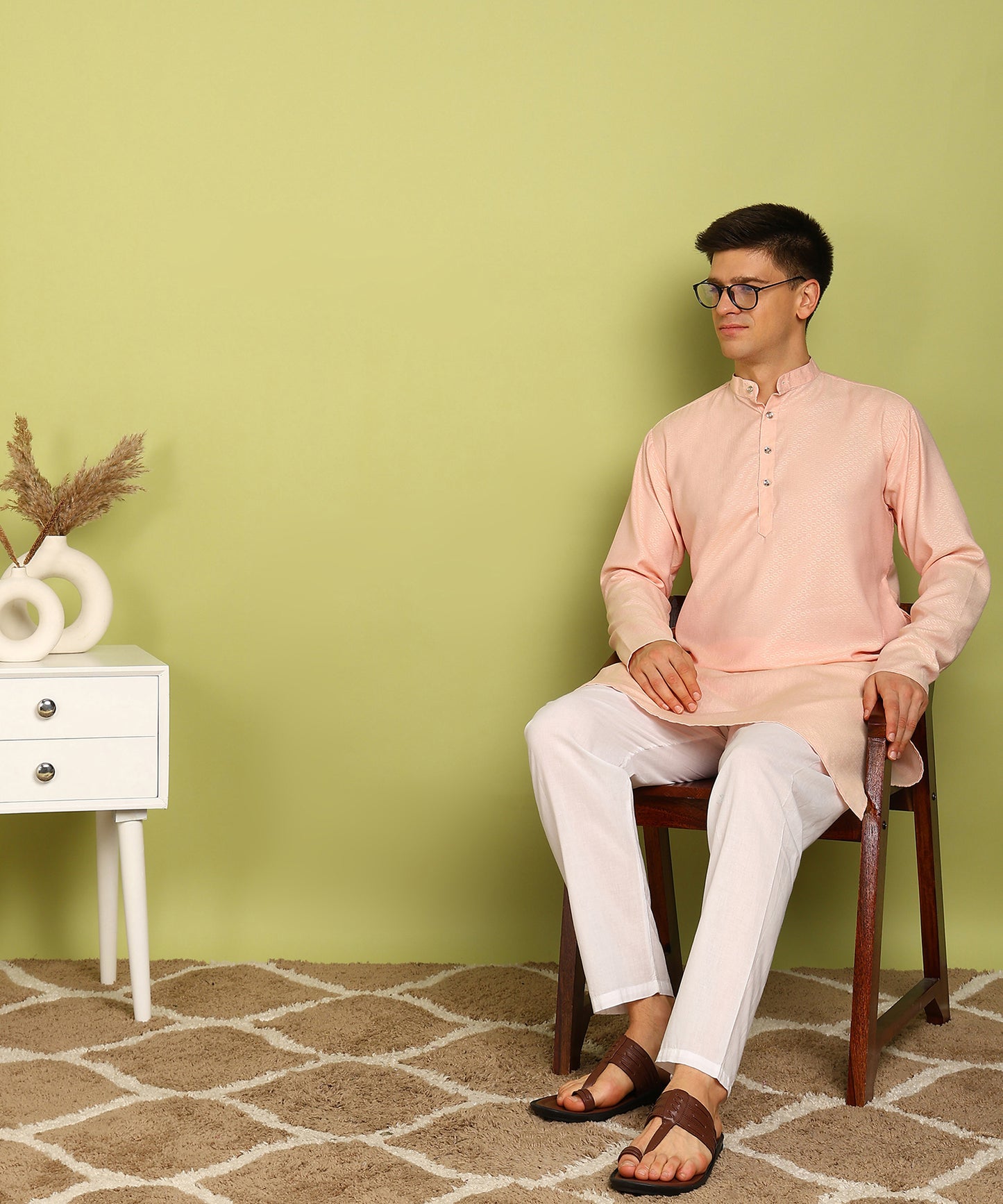 Men Kurta Pyjama Set