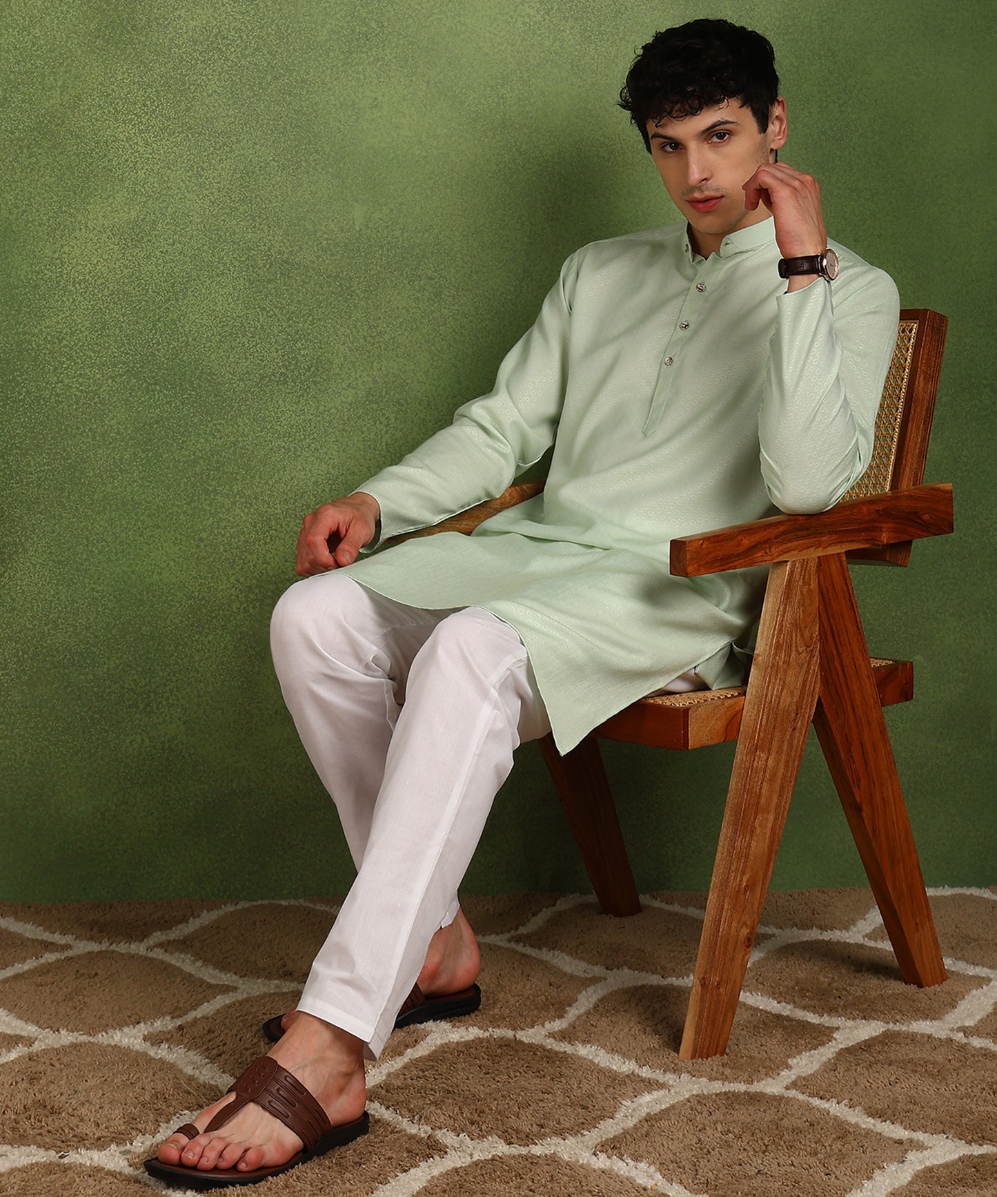 Men Kurta Pyjama Set