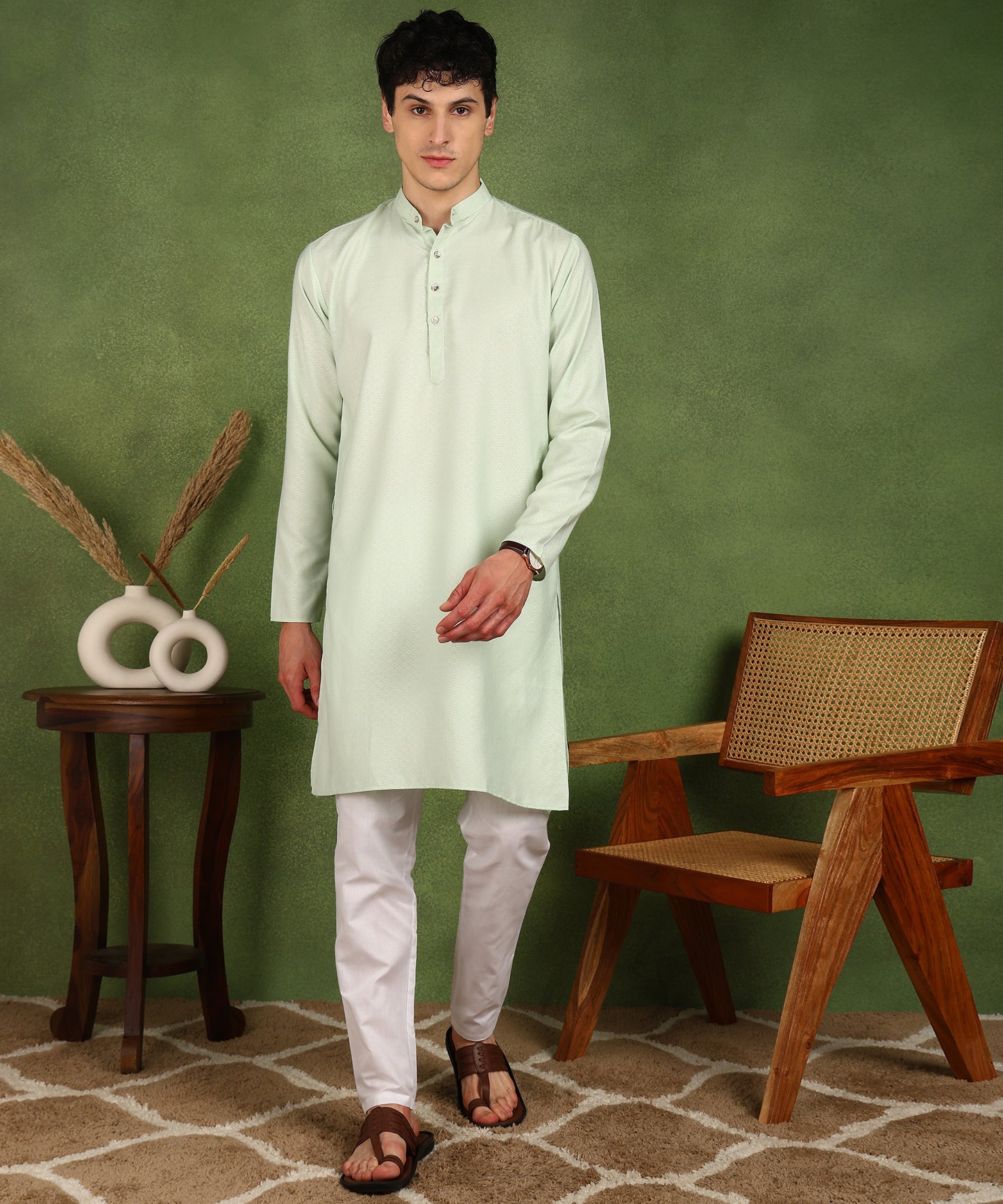 Men Kurta Pyjama Set