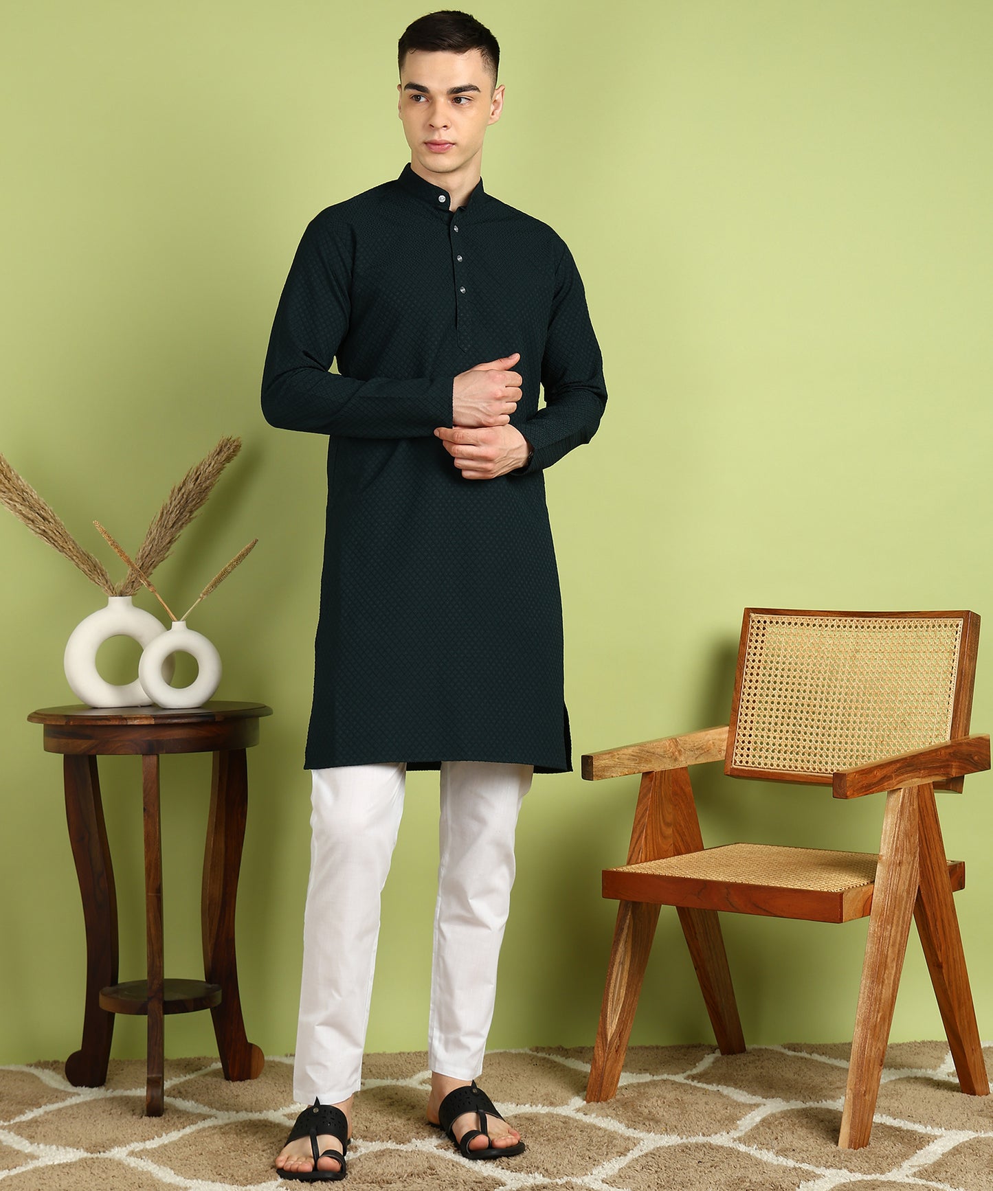 Men Kurta Pyjama Set