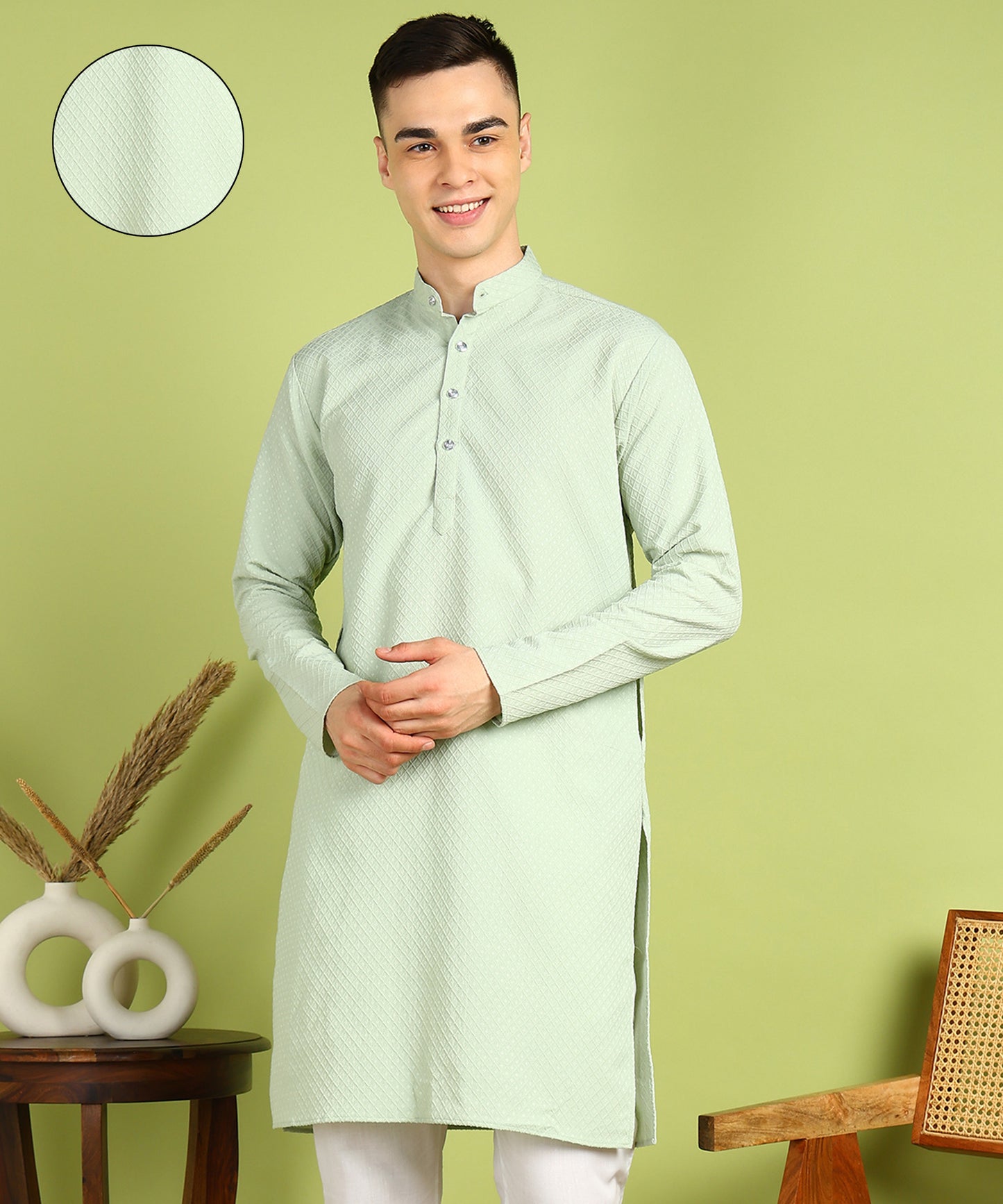 Men Kurta Pyjama Set