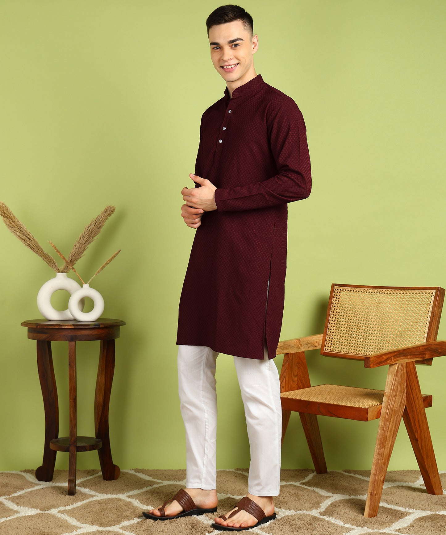 Men Kurta Pyjama Set