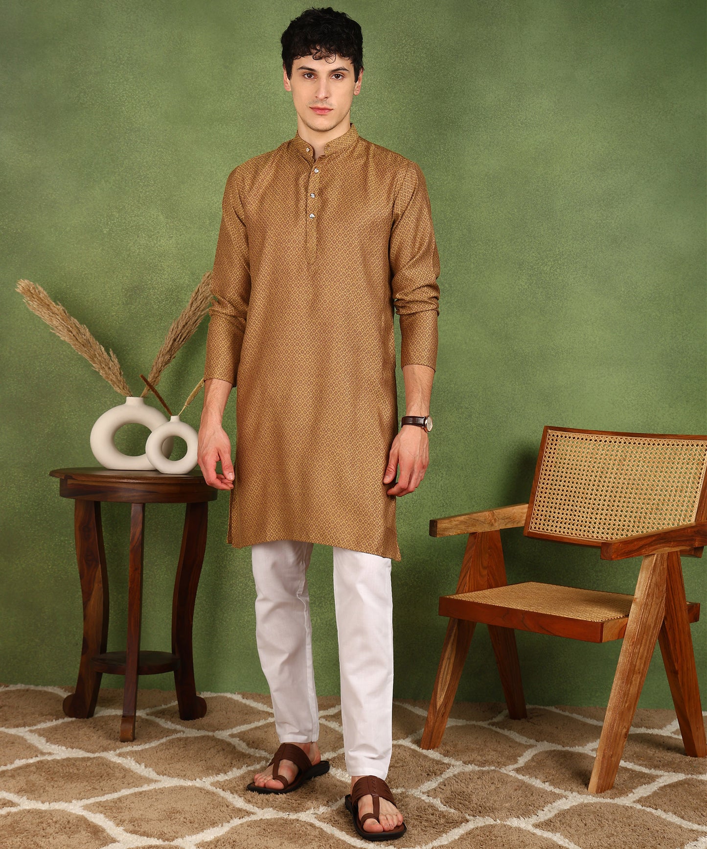 Men Kurta Pyjama Set