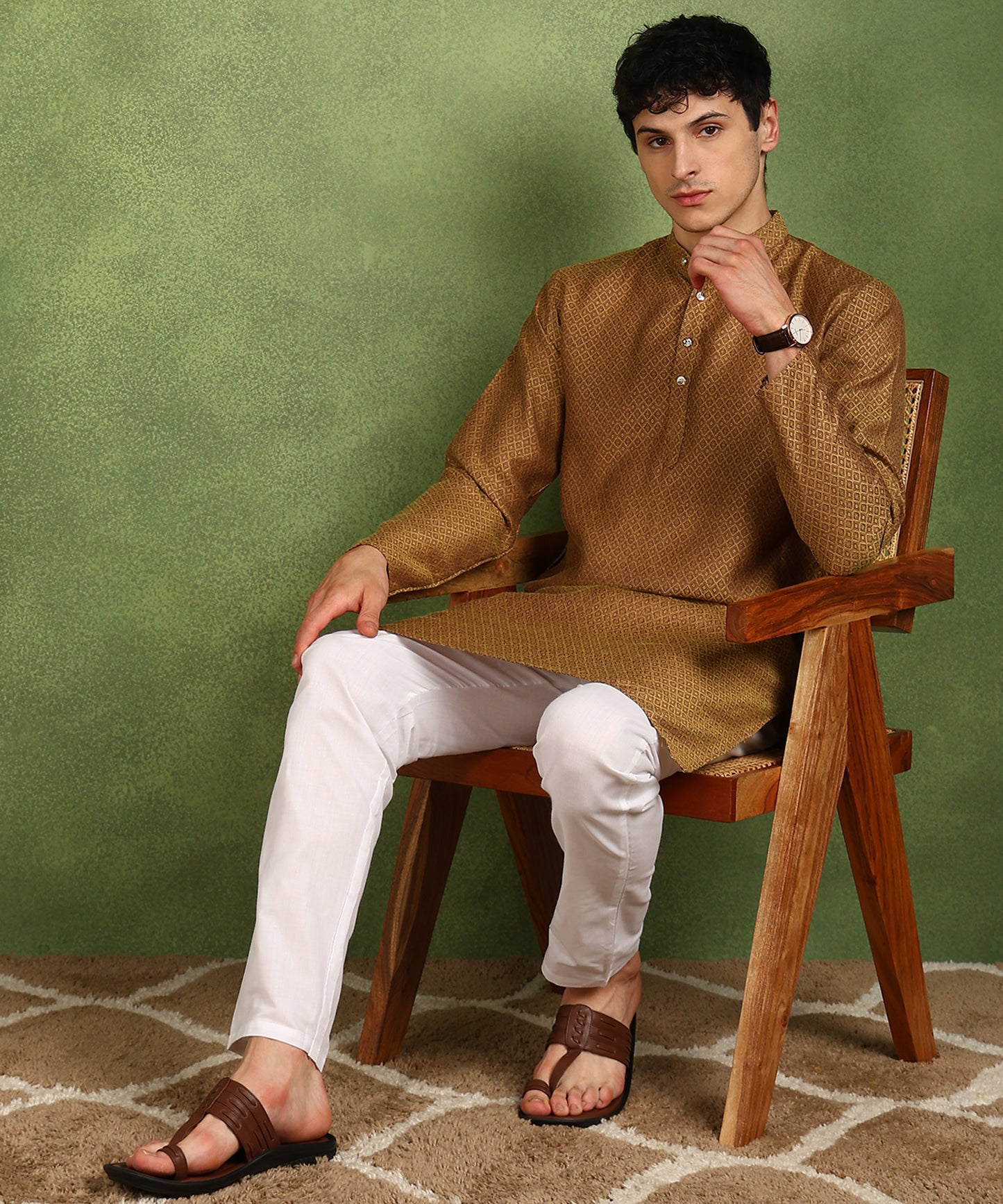 Men Kurta Pyjama Set