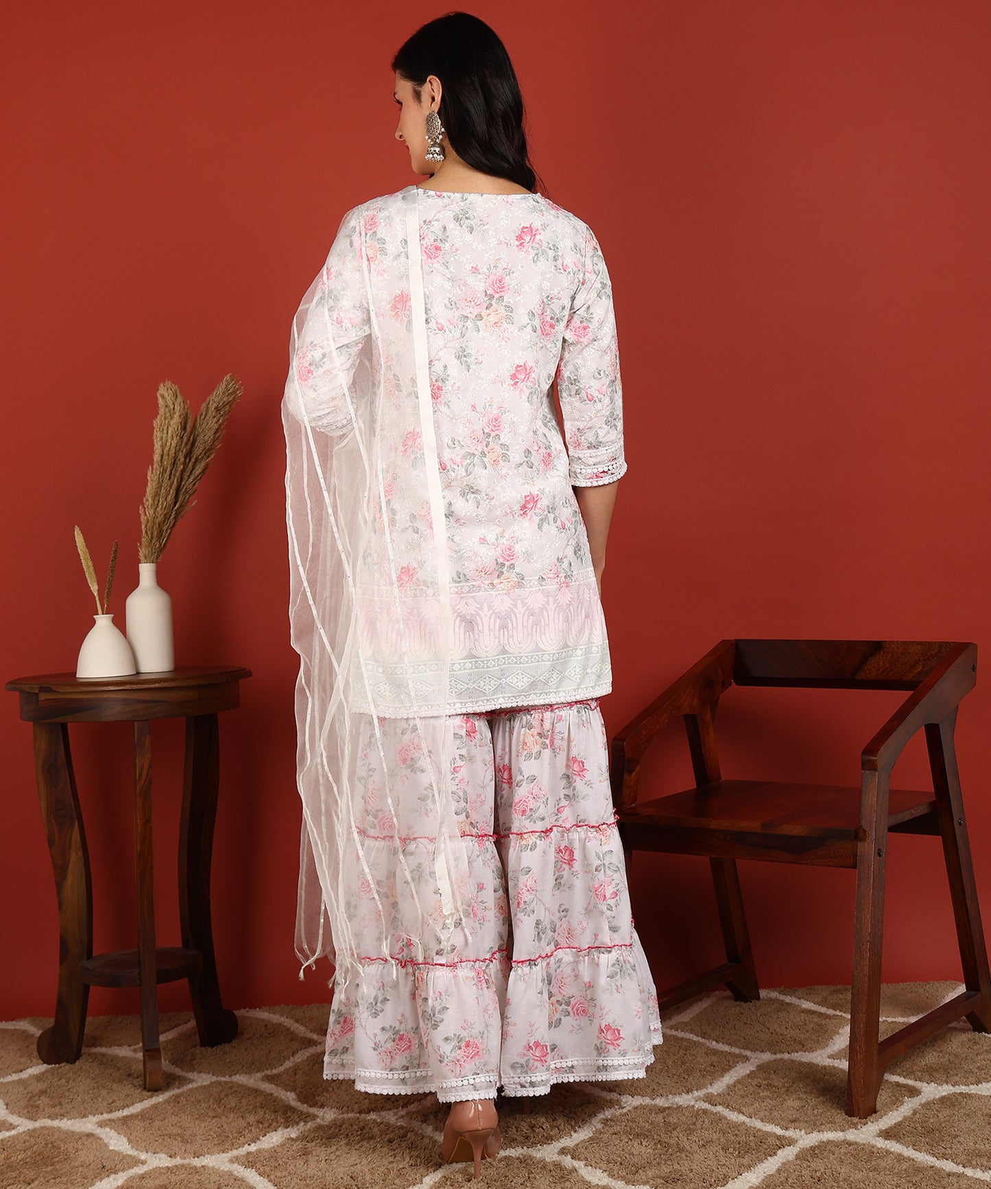 FUBAR Women Kurta Pyjama Dupatta Set