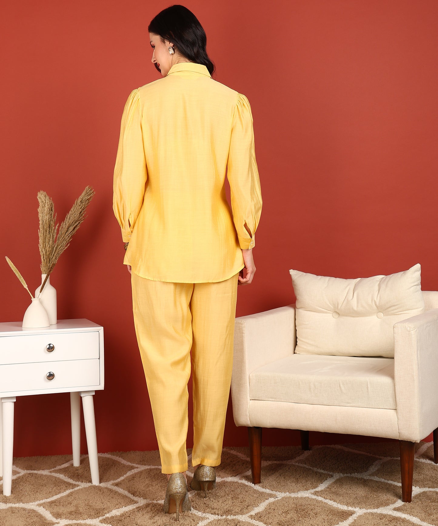 Women Shirt Pant Co-ords Set