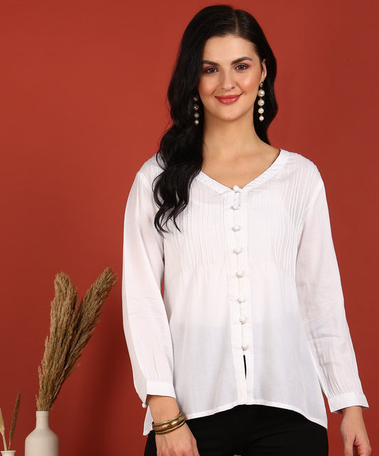 FUBAR Casual Solid Women Top