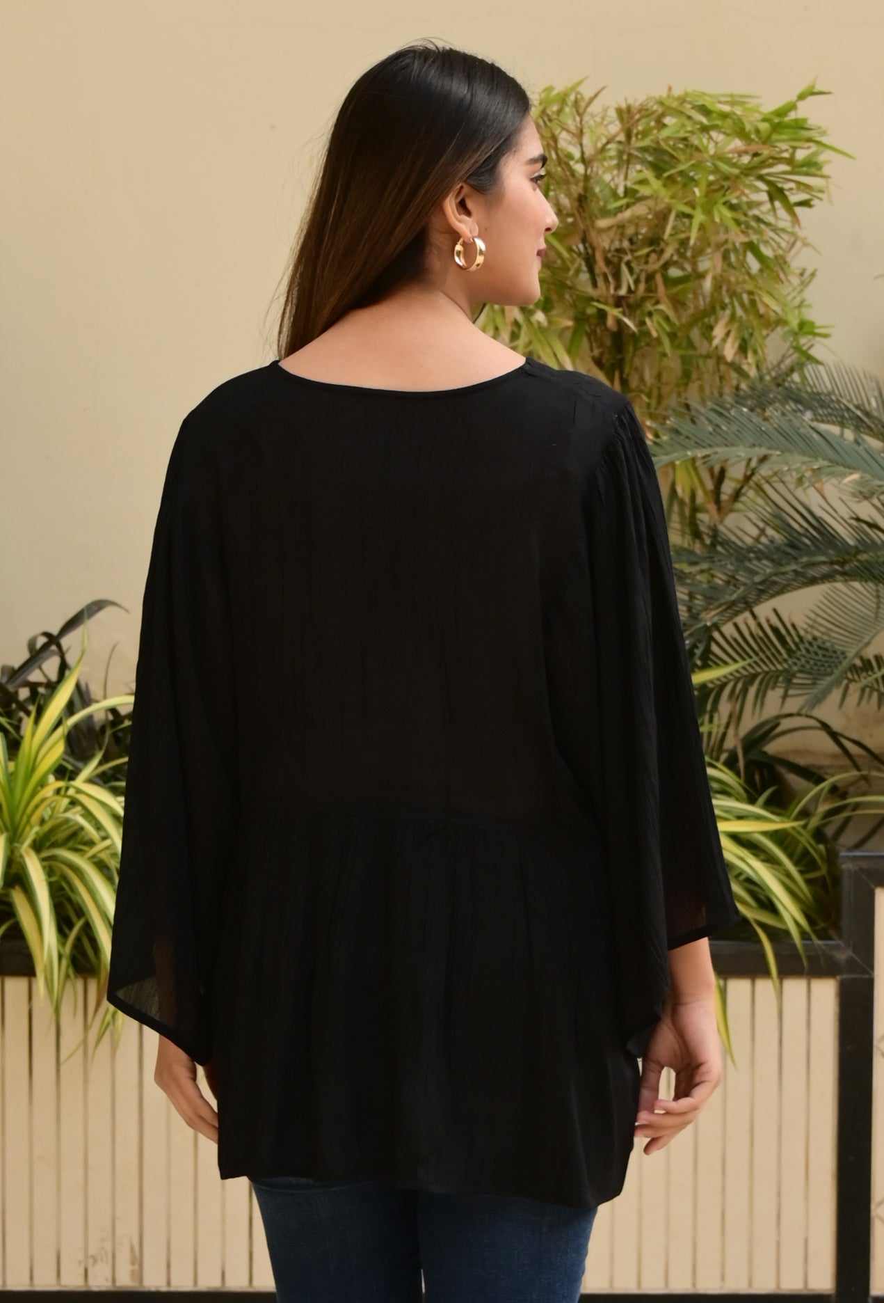 FUBAR Casual Embroidered Women Top