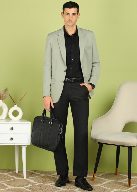 Solid Single Breasted Party Men Blazer