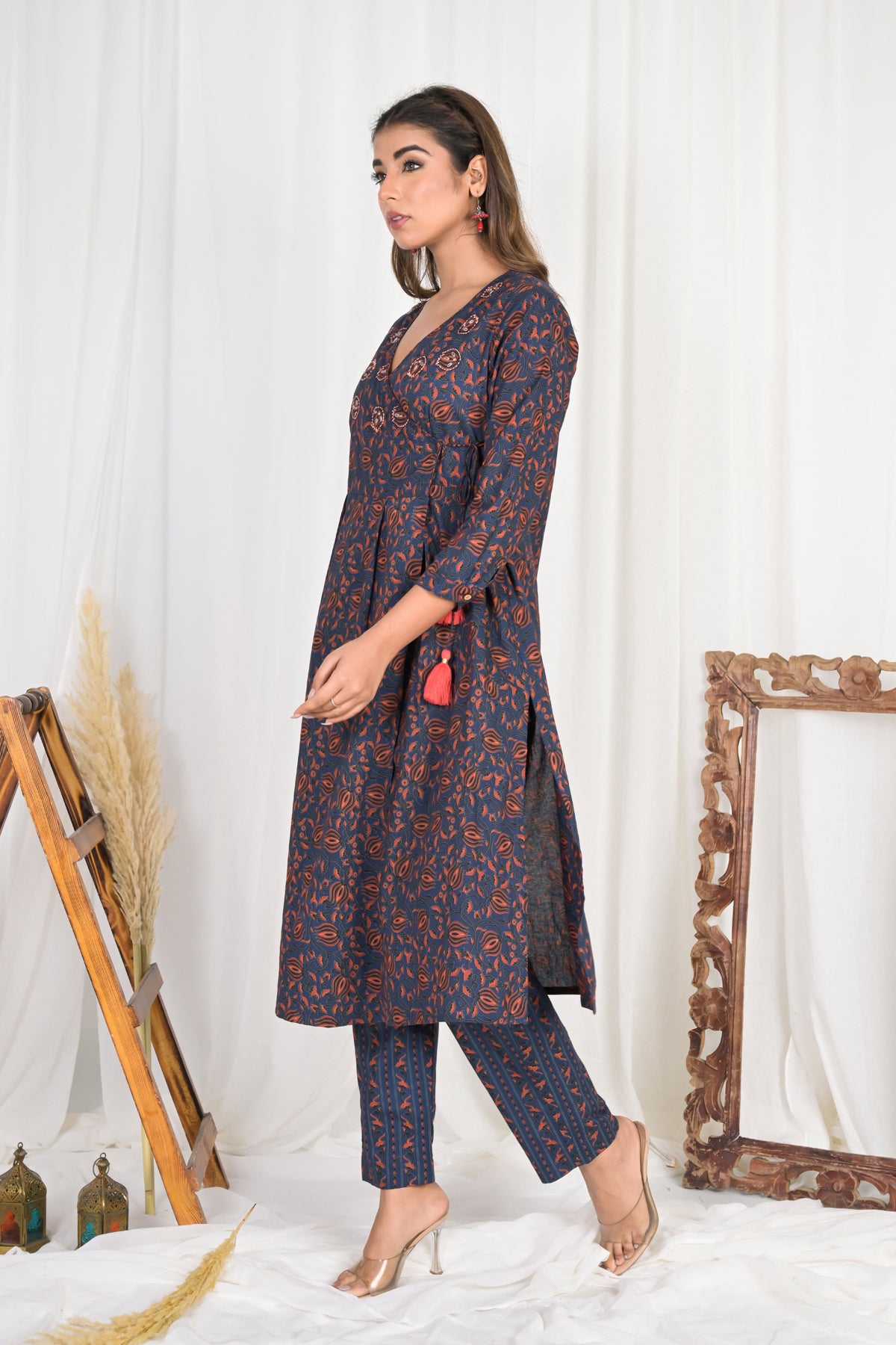 FUBAR Women Kurta Pyjama Dupatta Set