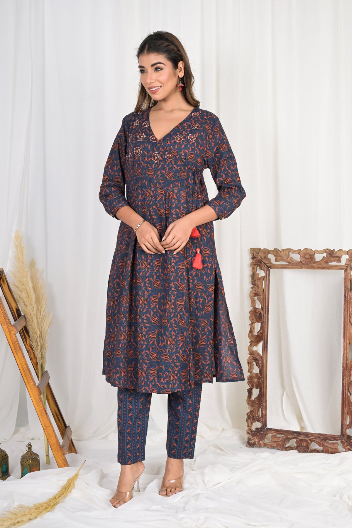 FUBAR Women Kurta Pyjama Dupatta Set