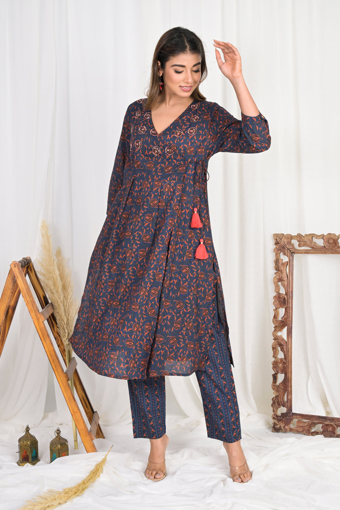 FUBAR Women Kurta Pyjama Dupatta Set