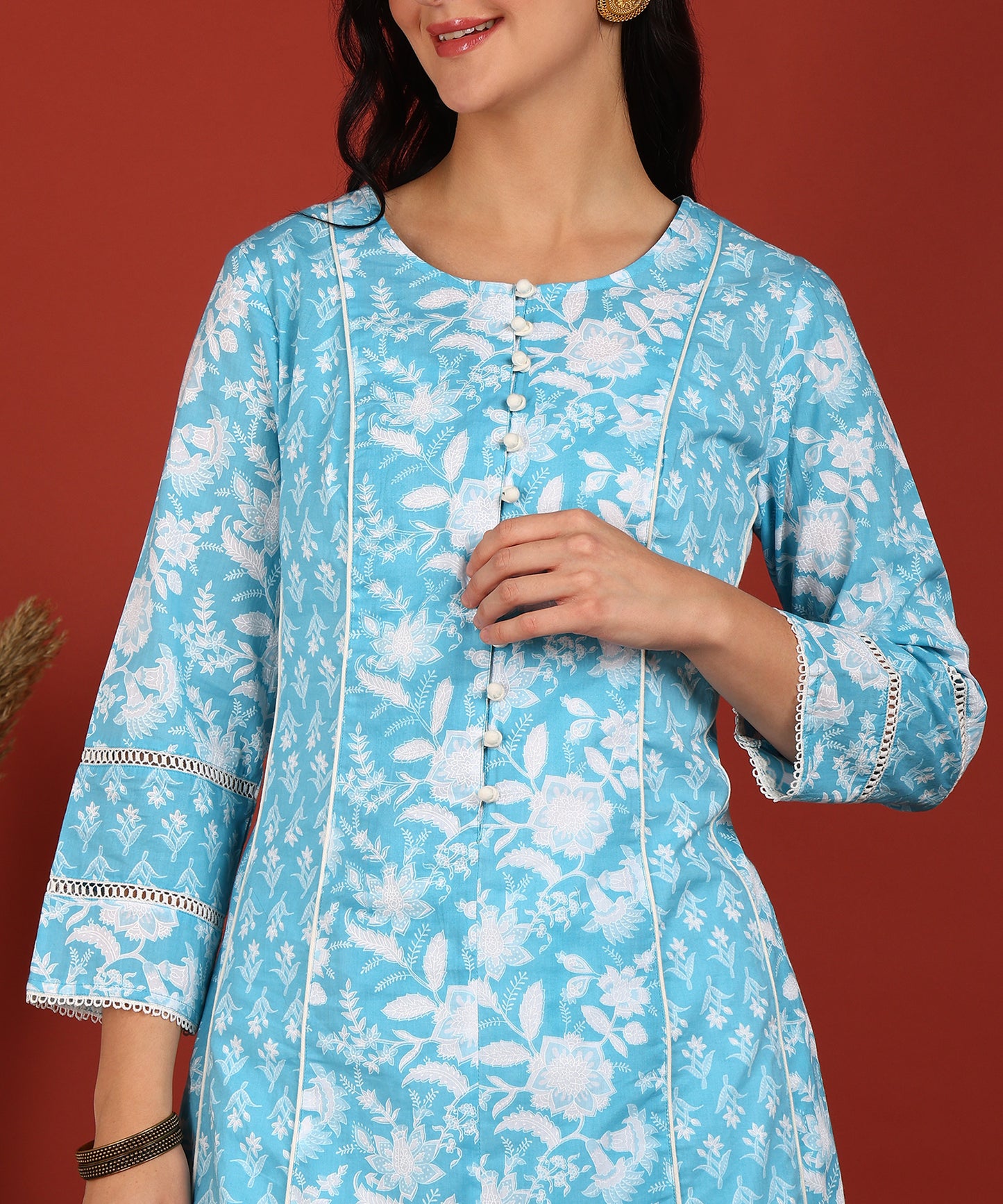FUBAR Women Kurta Pyjama Dupatta Set