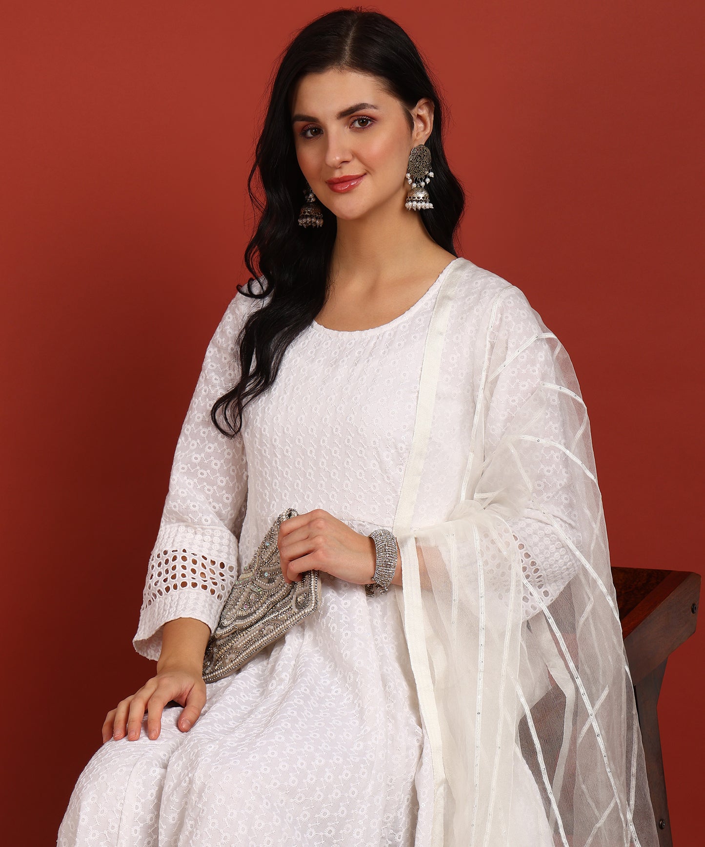 FUBAR Women Kurta Pyjama Dupatta Set