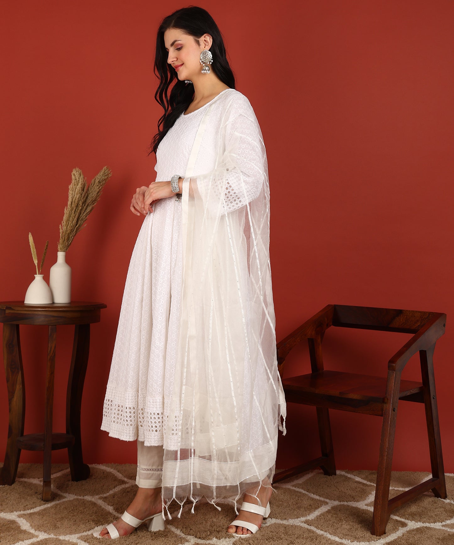 FUBAR Women Kurta Pyjama Dupatta Set