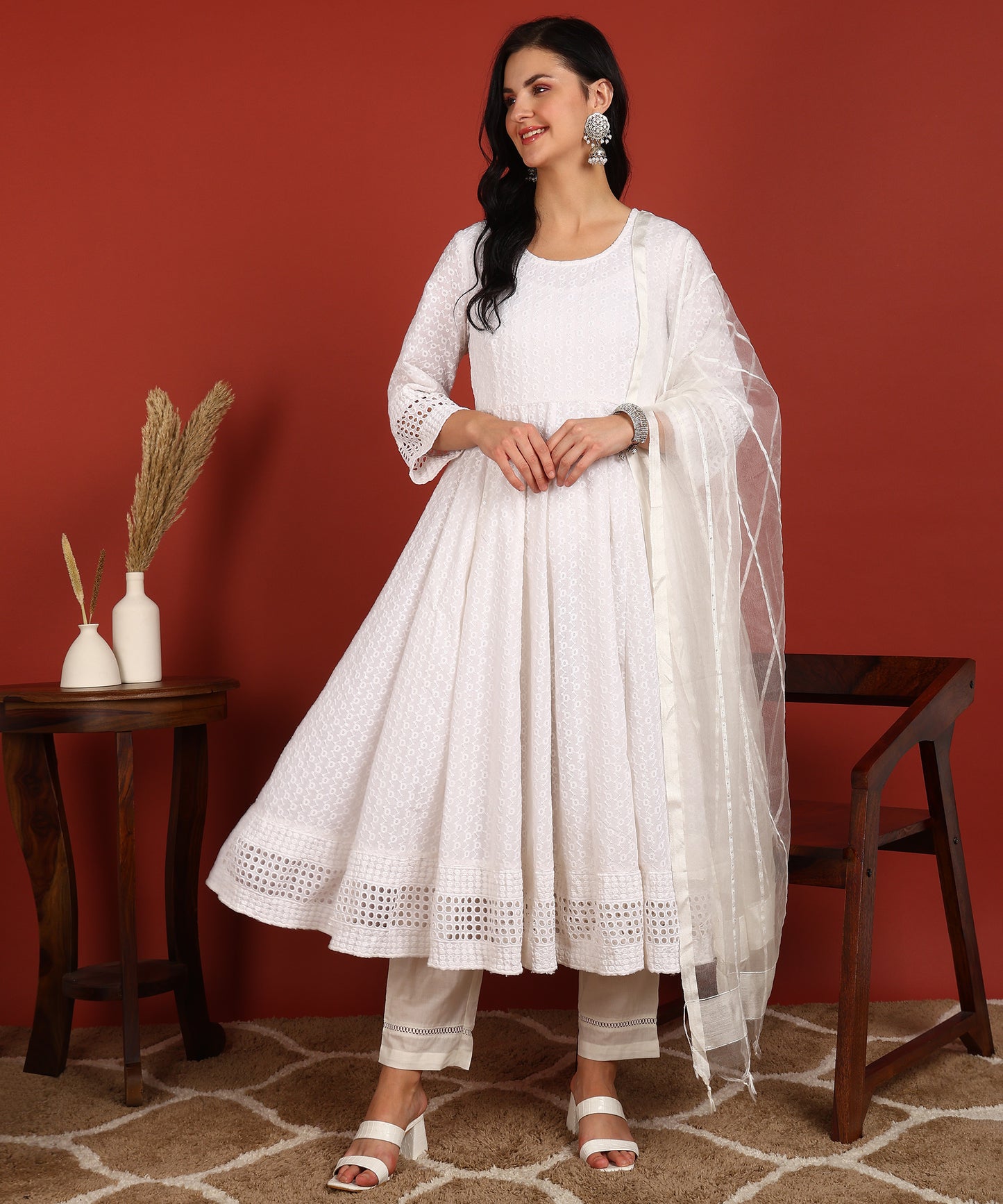 FUBAR Women Kurta Pyjama Dupatta Set