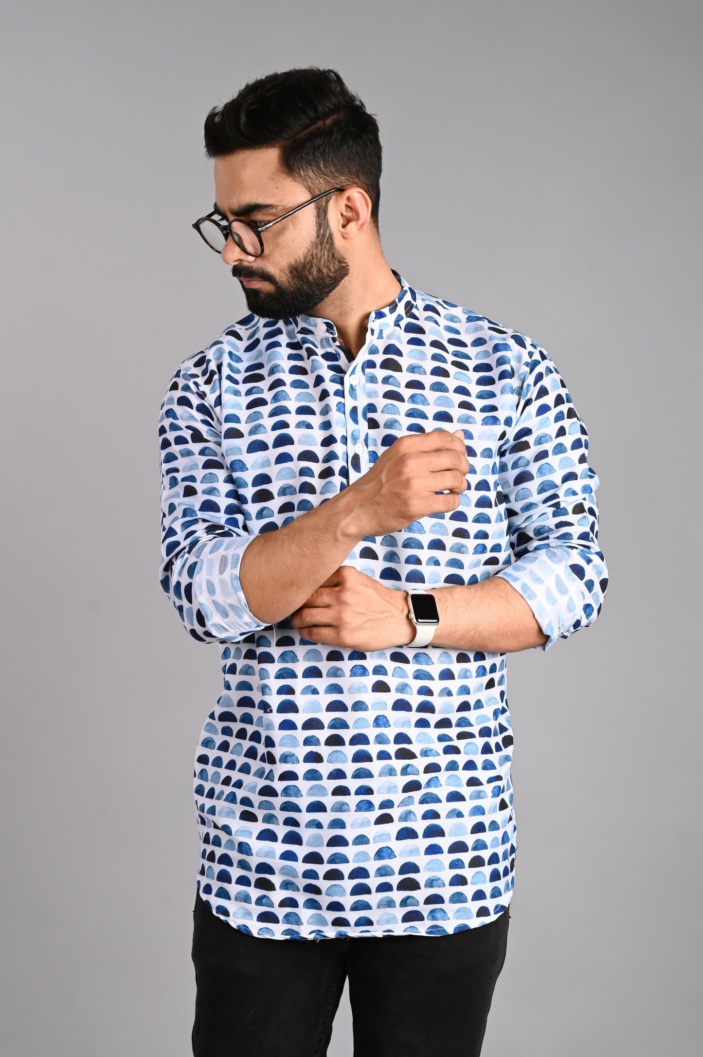 Printed Straight Kurta Shirt