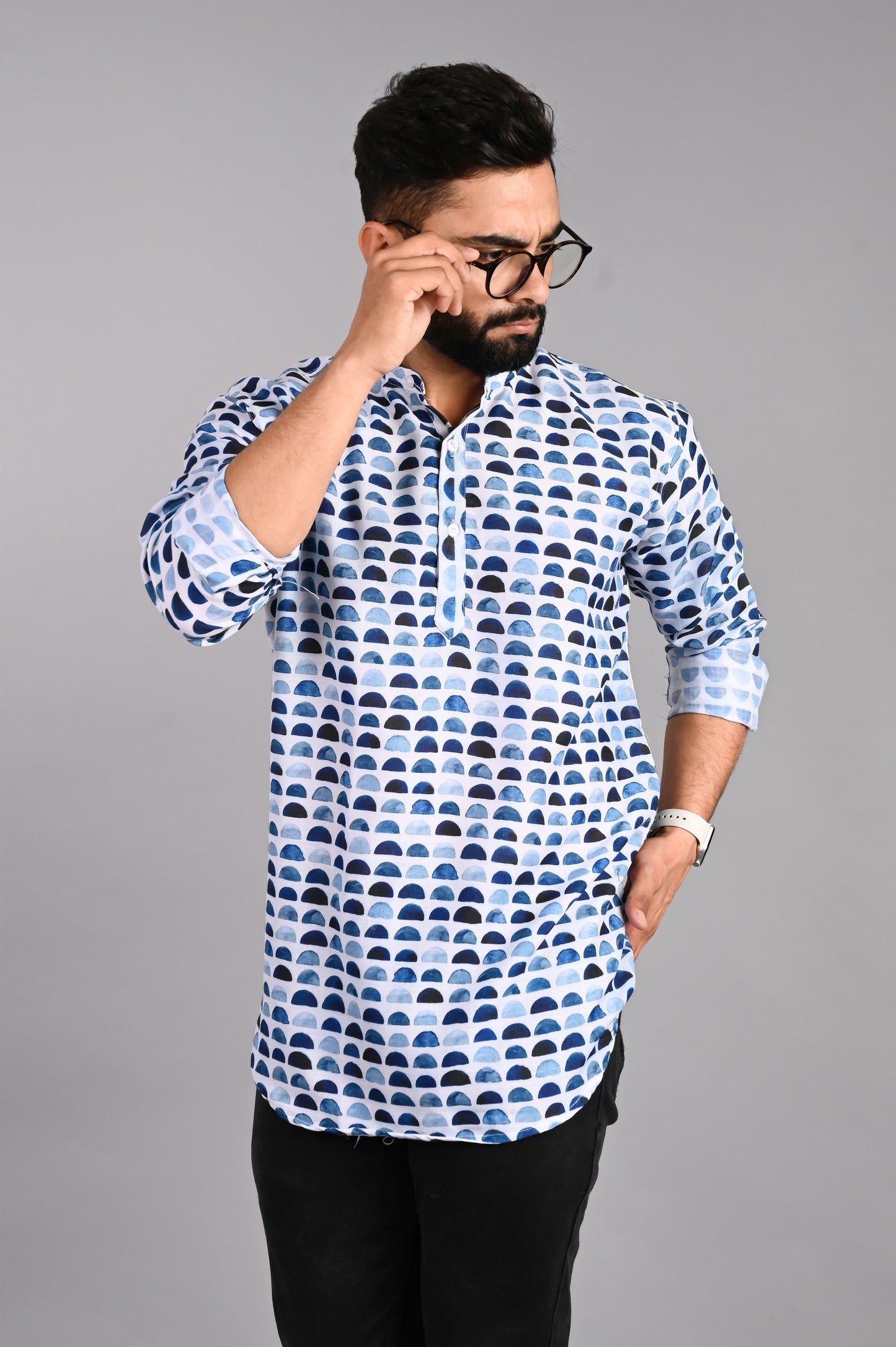 Printed Straight Kurta Shirt