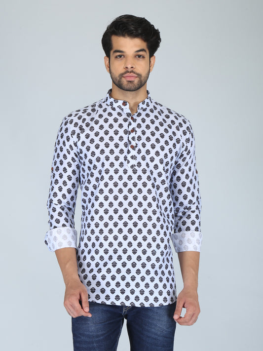 Printed Straight Kurta Shirt