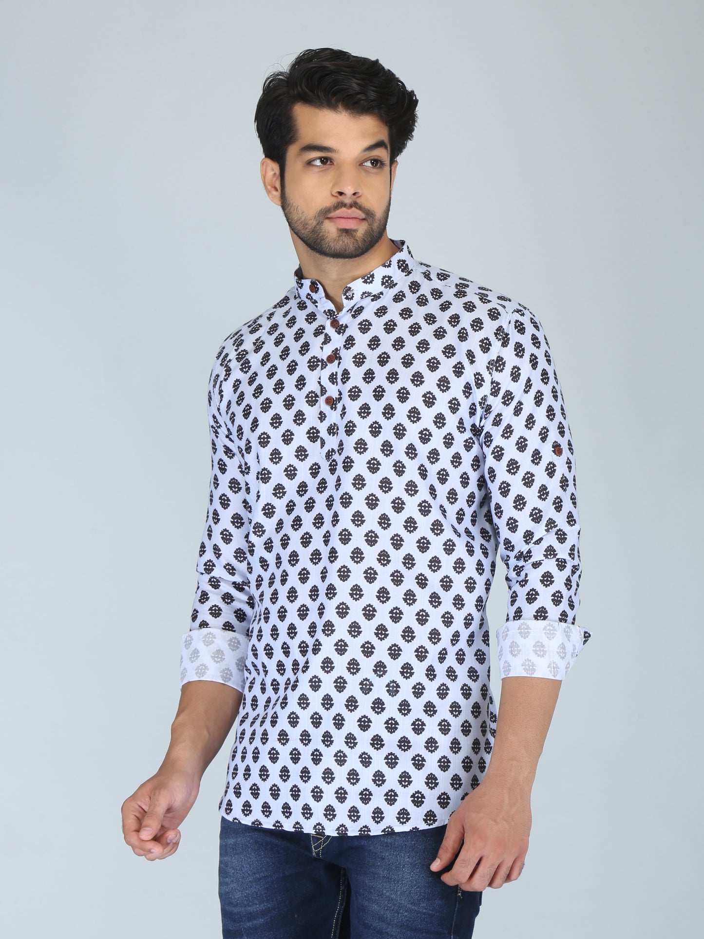 Printed Straight Kurta Shirt