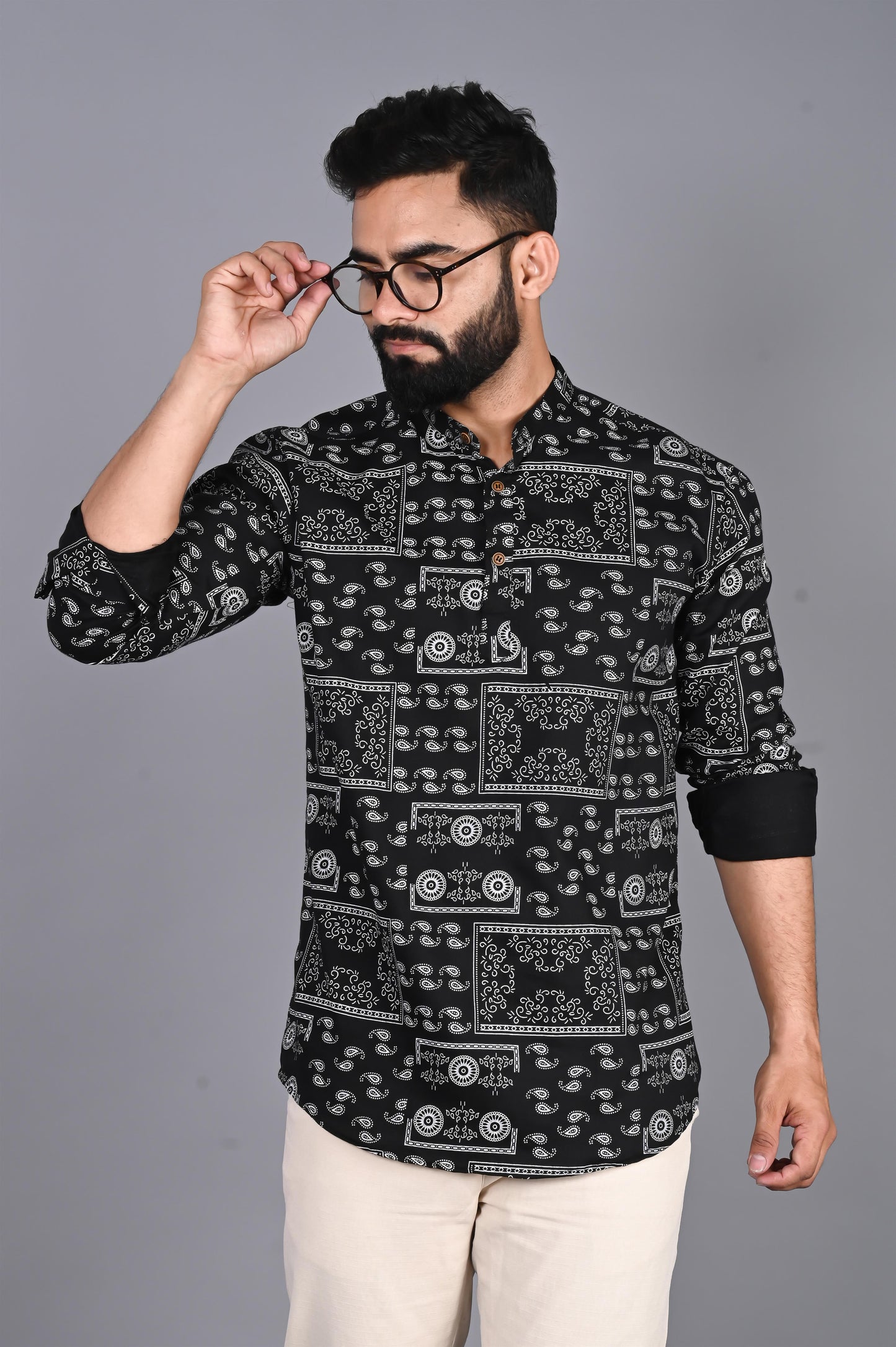 Printed Straight Kurta Shirt
