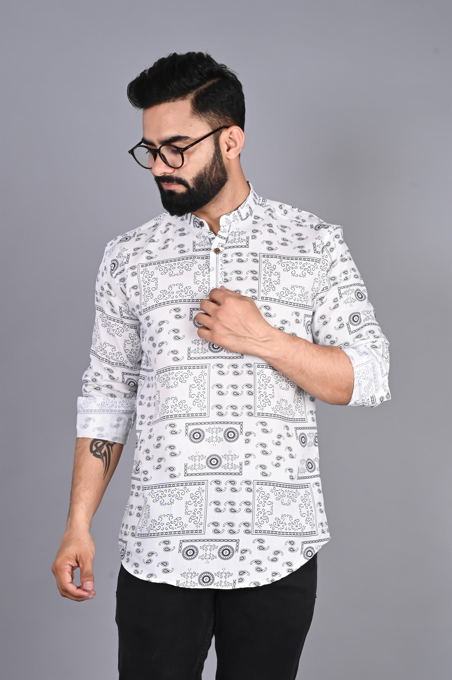 Printed Straight Kurta Shirt