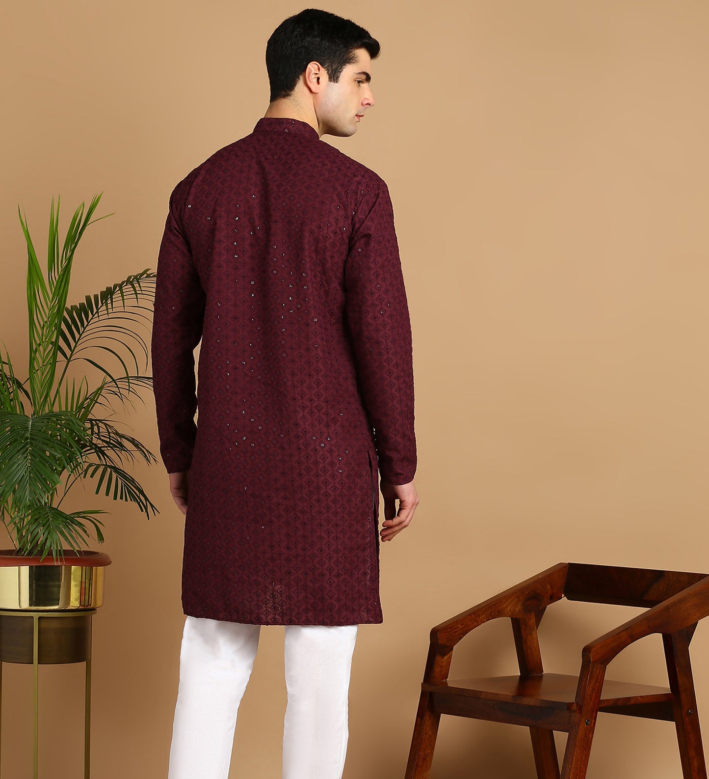Embroidered Straight Kurta