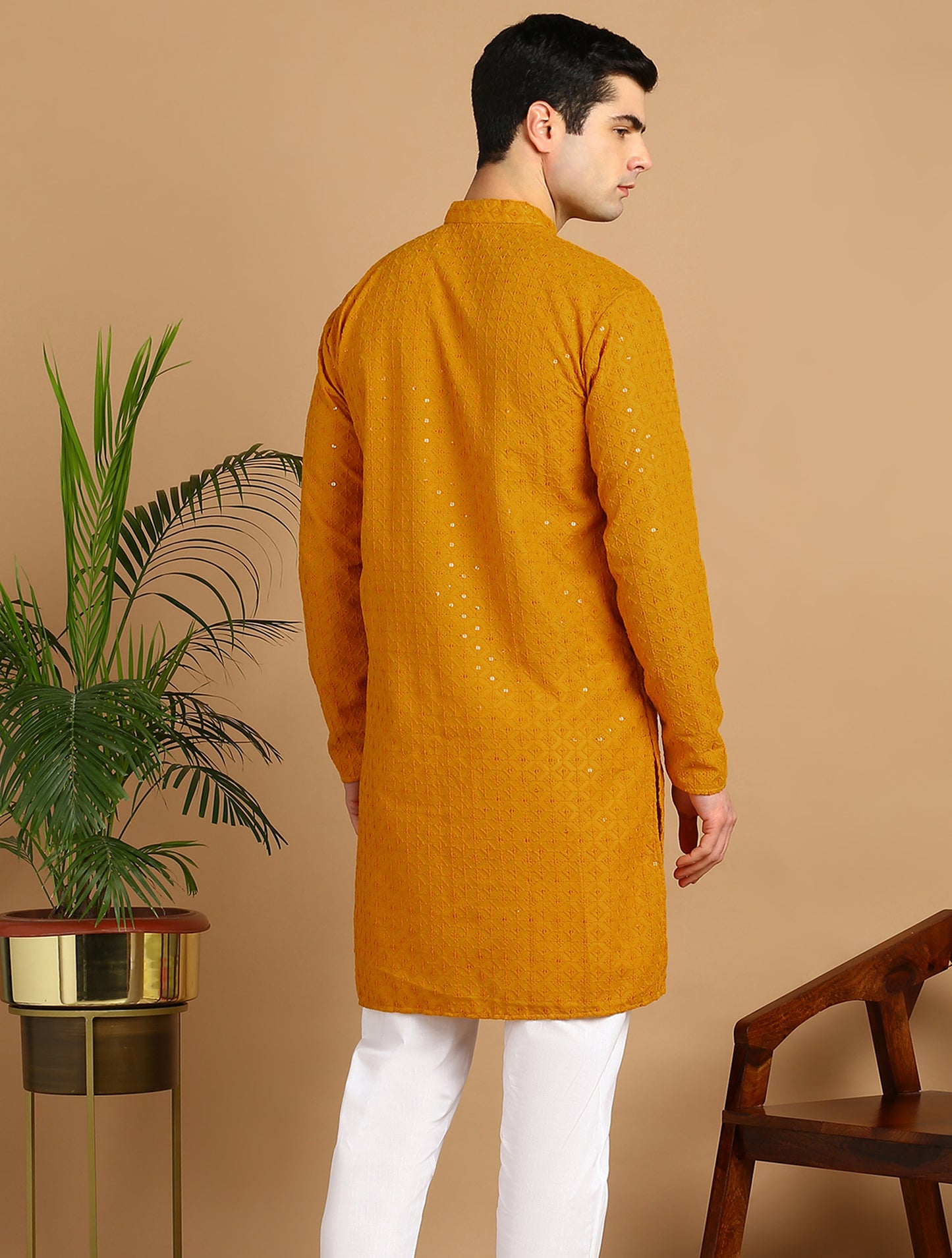 Embroidered Straight Kurta