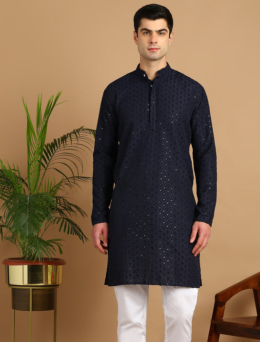 Embroidered Straight Kurta