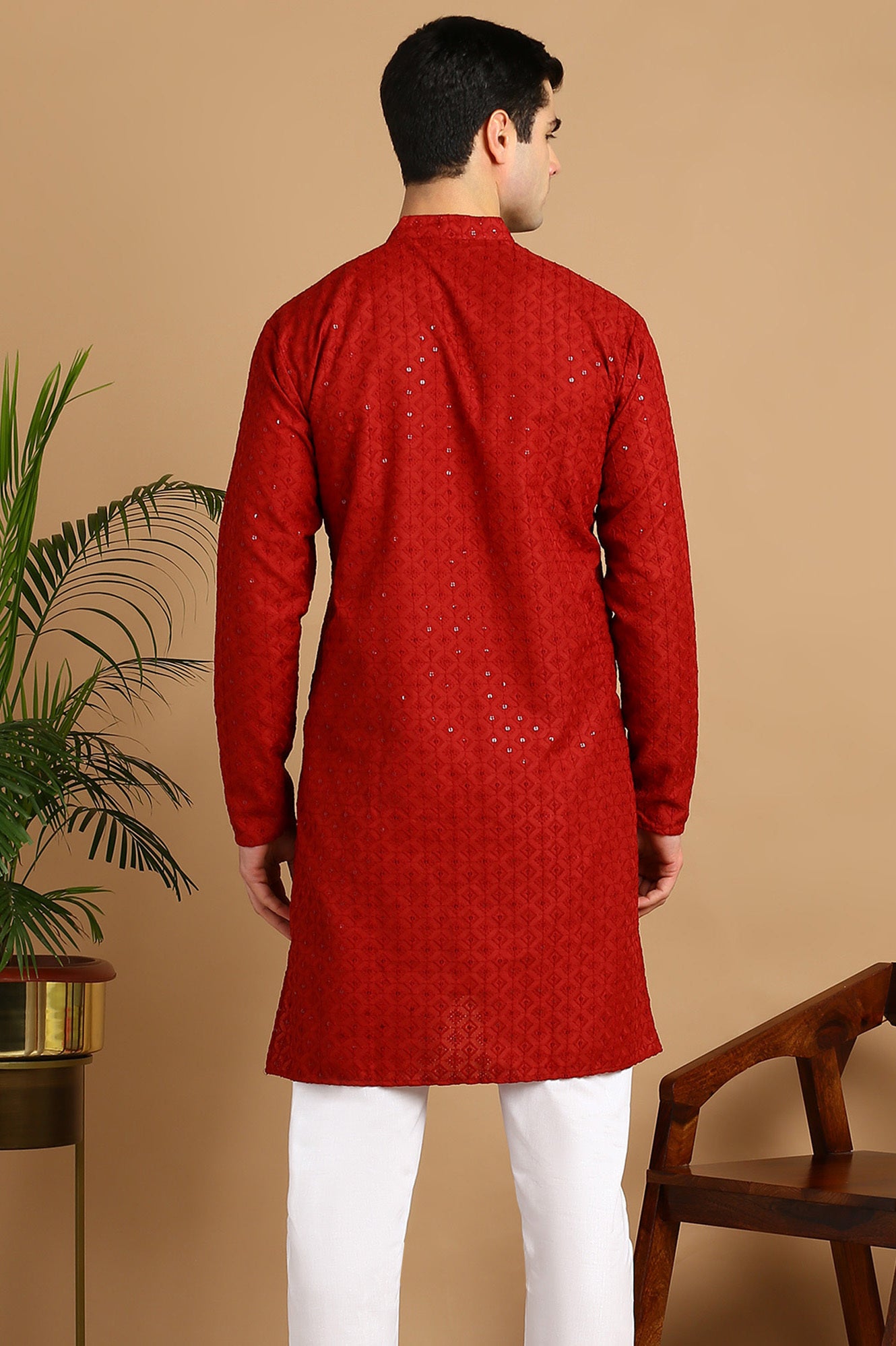 Embroidered Straight Kurta