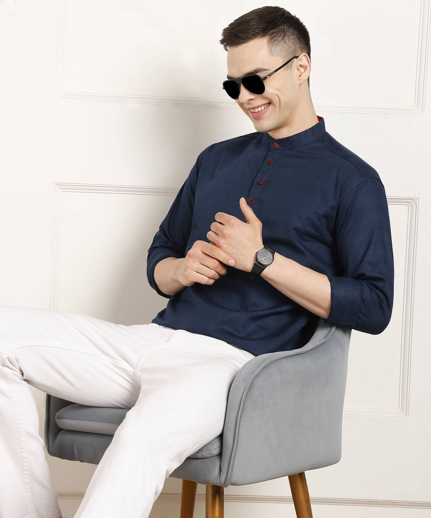 Striped Straight Kurta Shirt