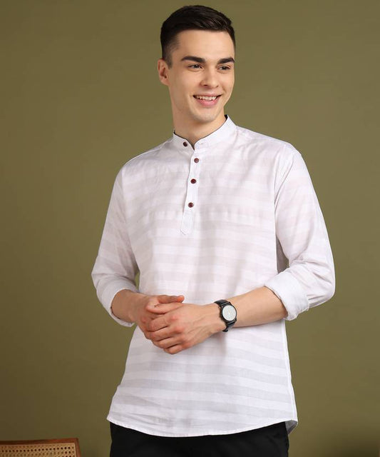 Striped Straight Kurta Shirt