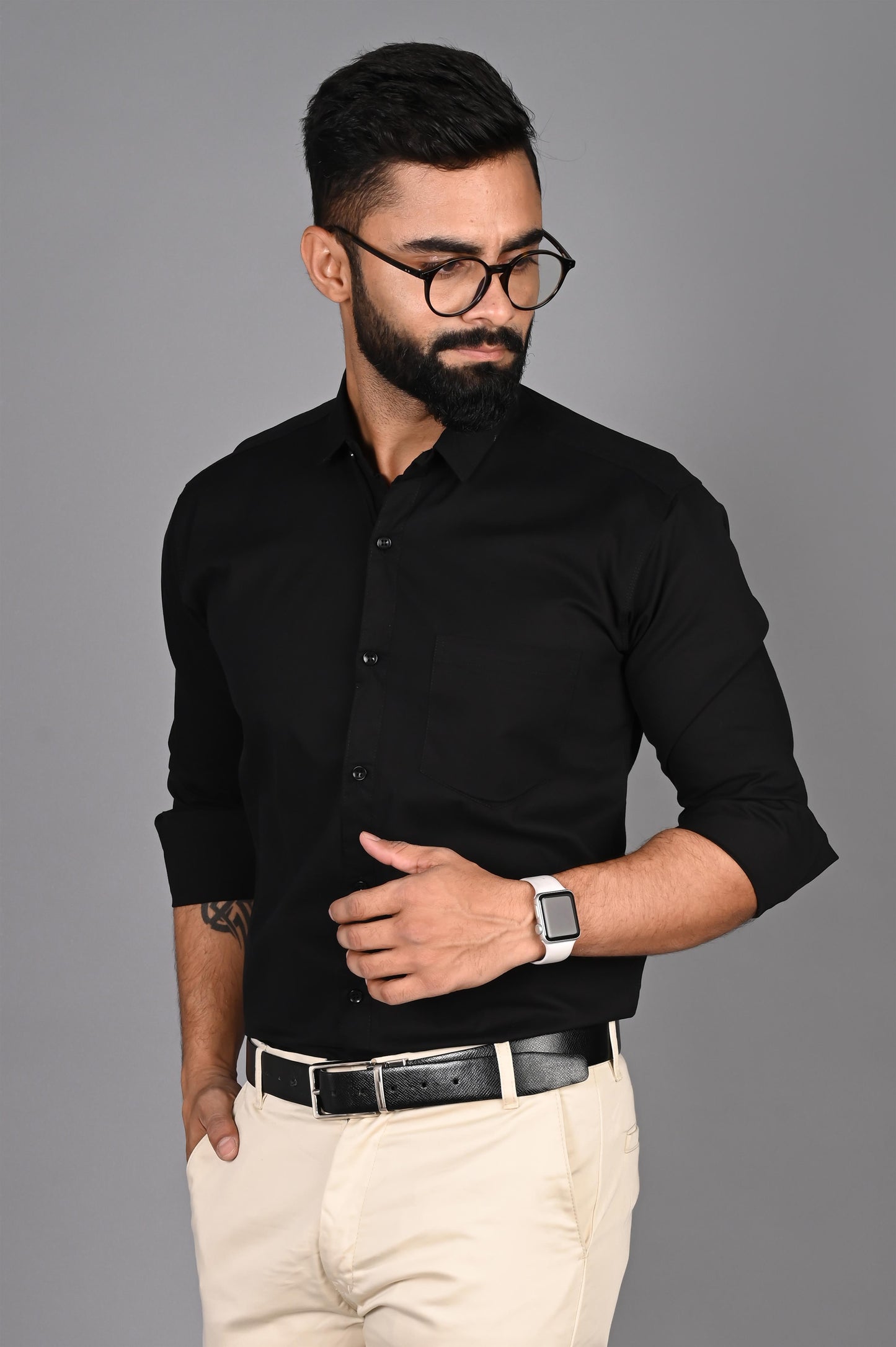 Men Solid Formal Multicolor Shirt (Pack of 2)
