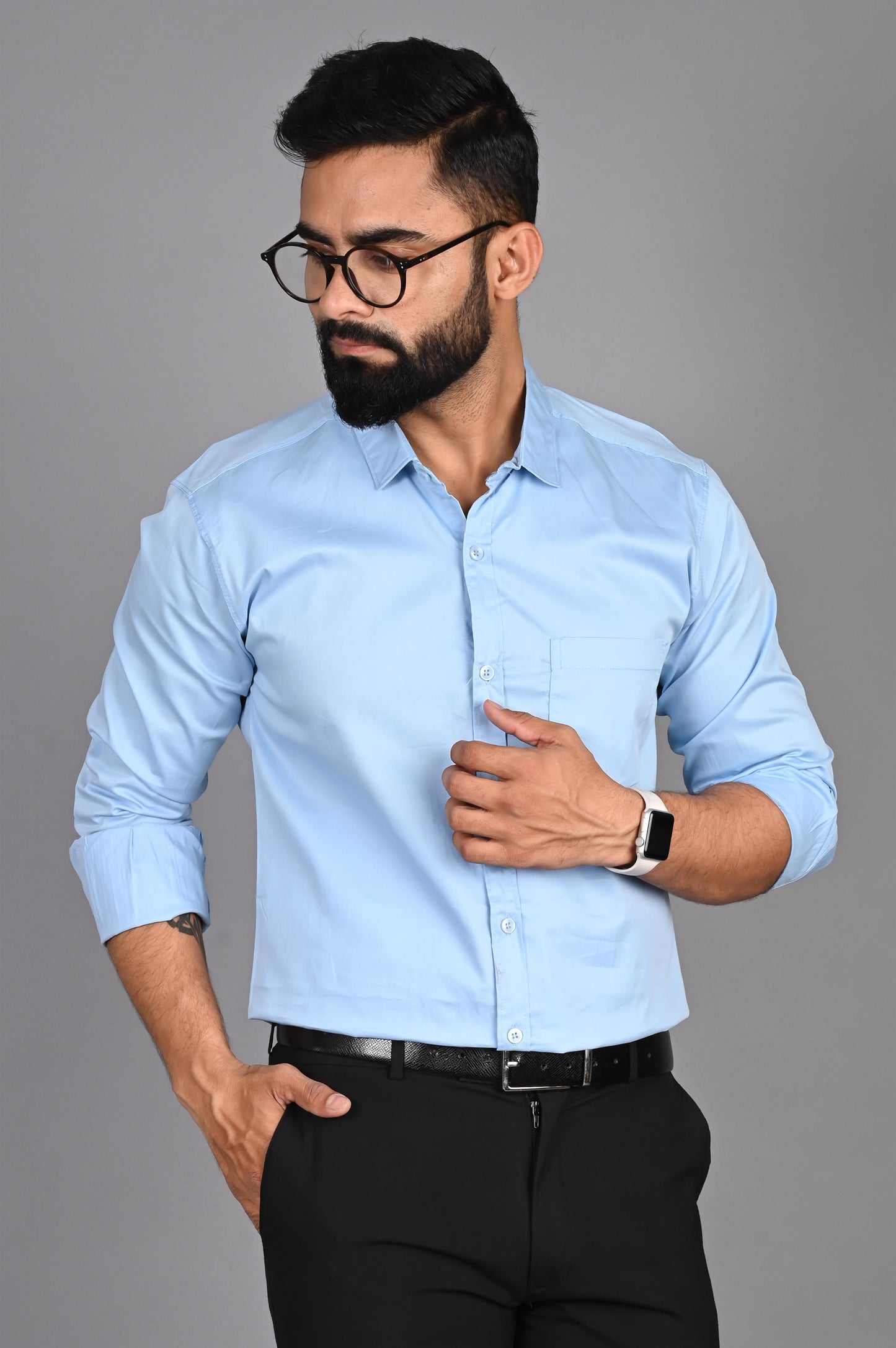 Men Solid Formal Multicolor Shirt (Pack of 2)