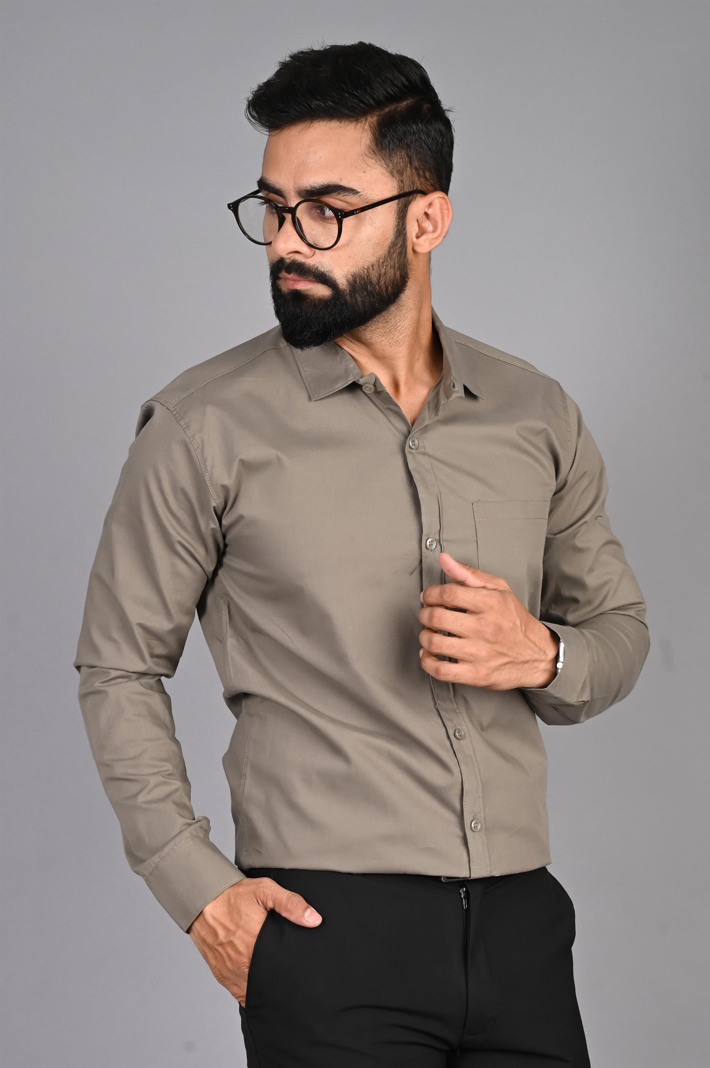 Men Solid Formal Multicolor Shirt (Pack of 2)