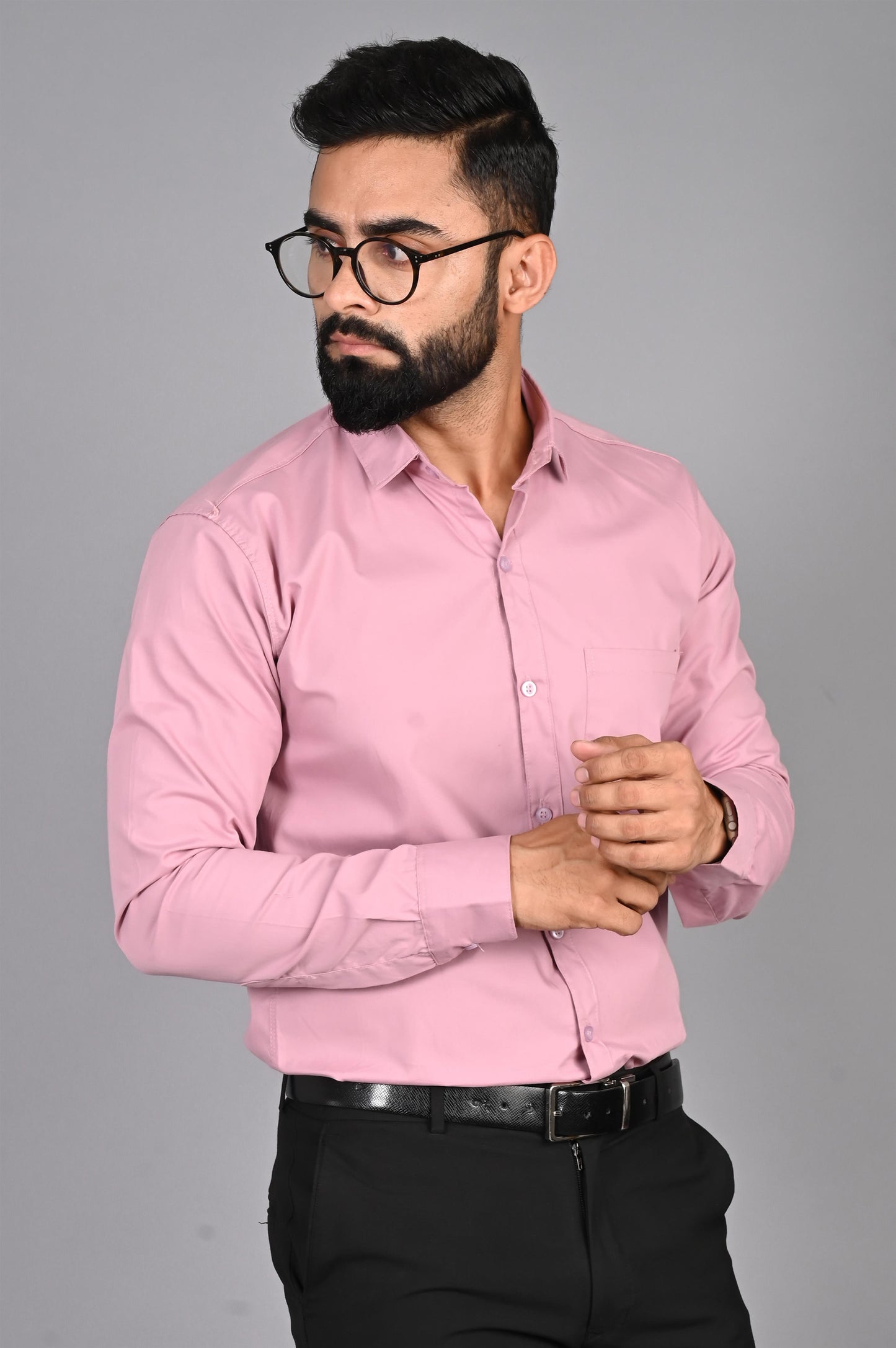 Men Solid Formal Multicolor Shirt (Pack of 2)