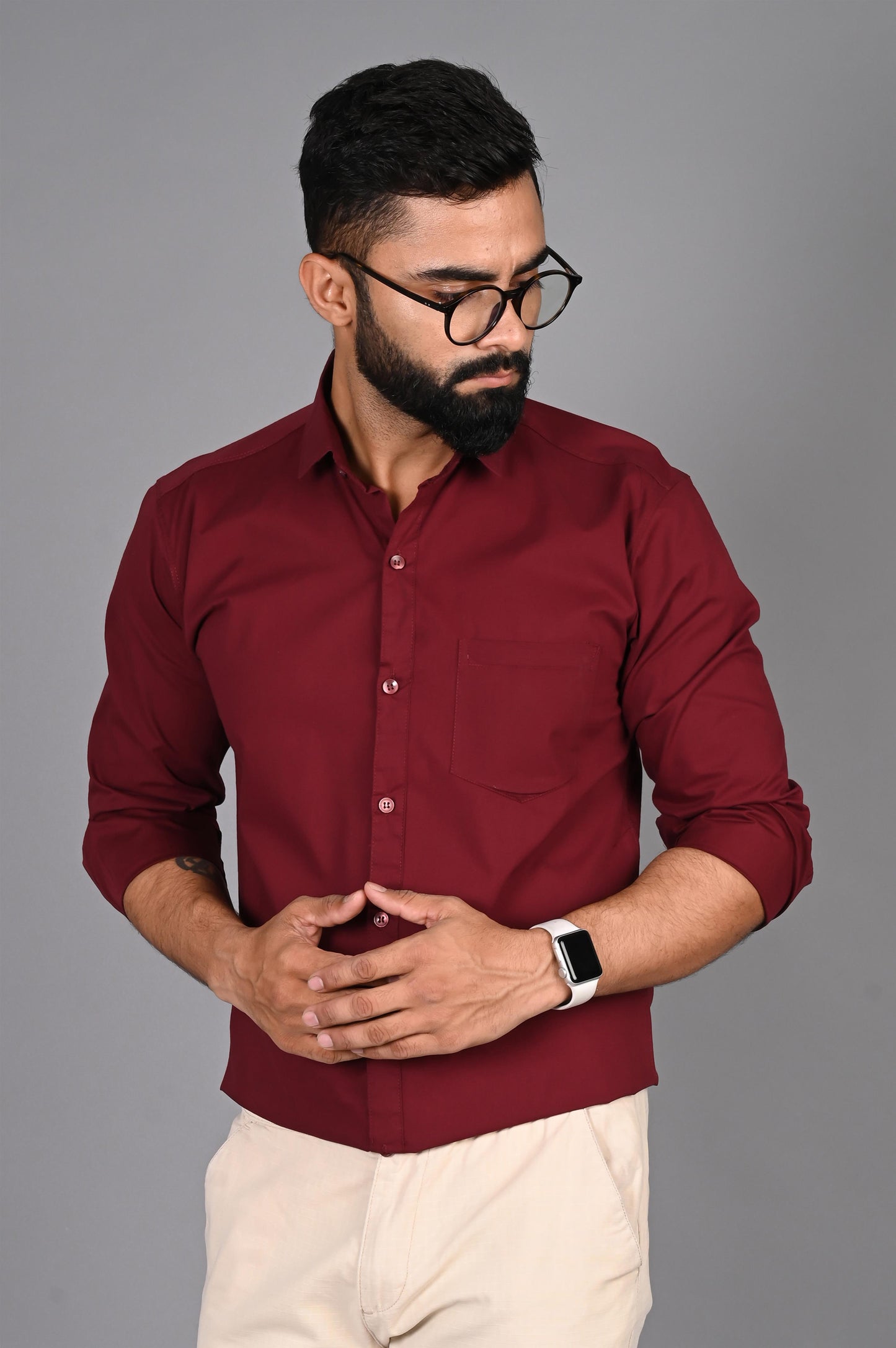 Men Solid Formal Multicolor Shirt (Pack of 2)