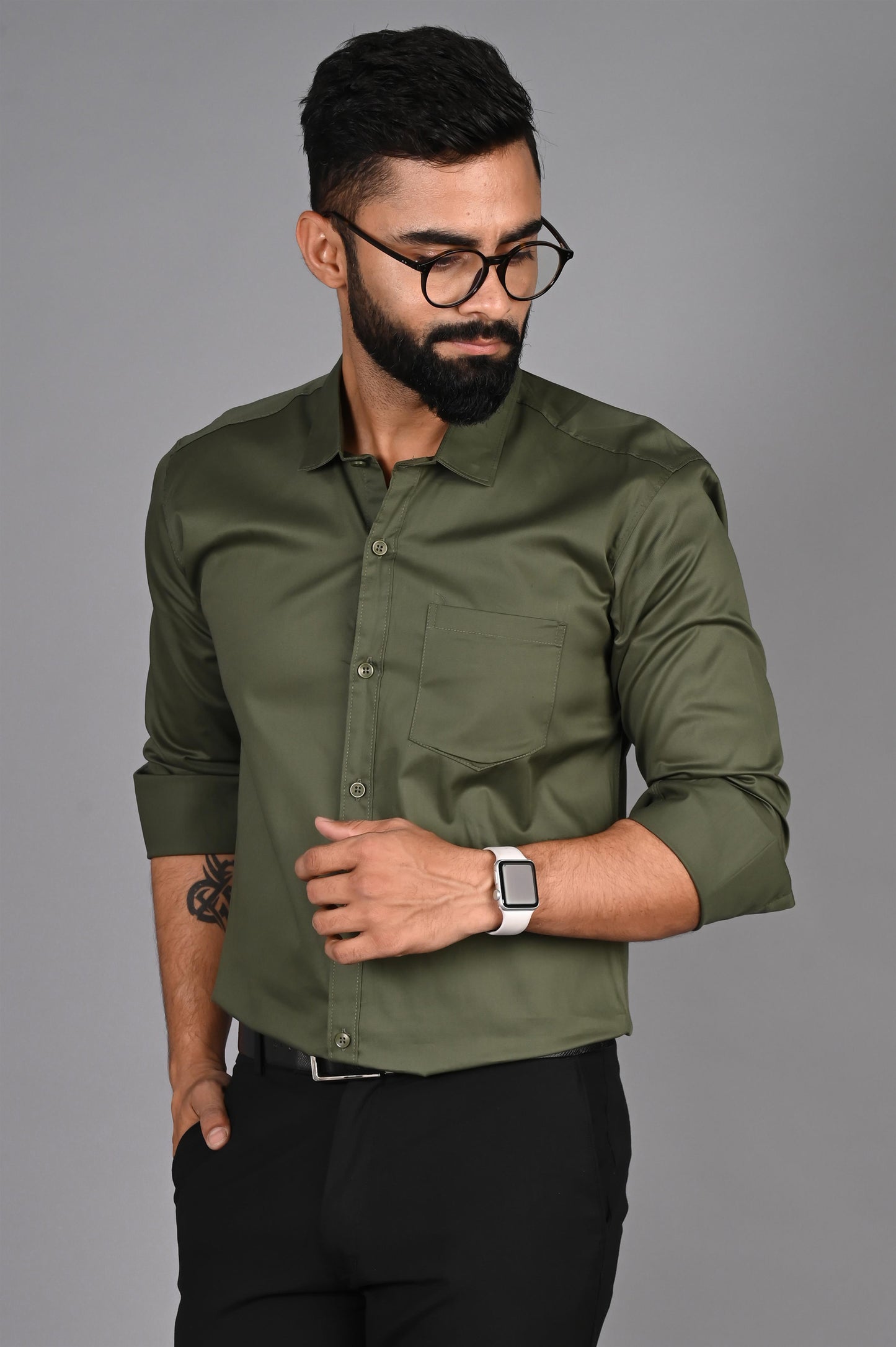 Men Solid Formal Multicolor Shirt (Pack of 2)
