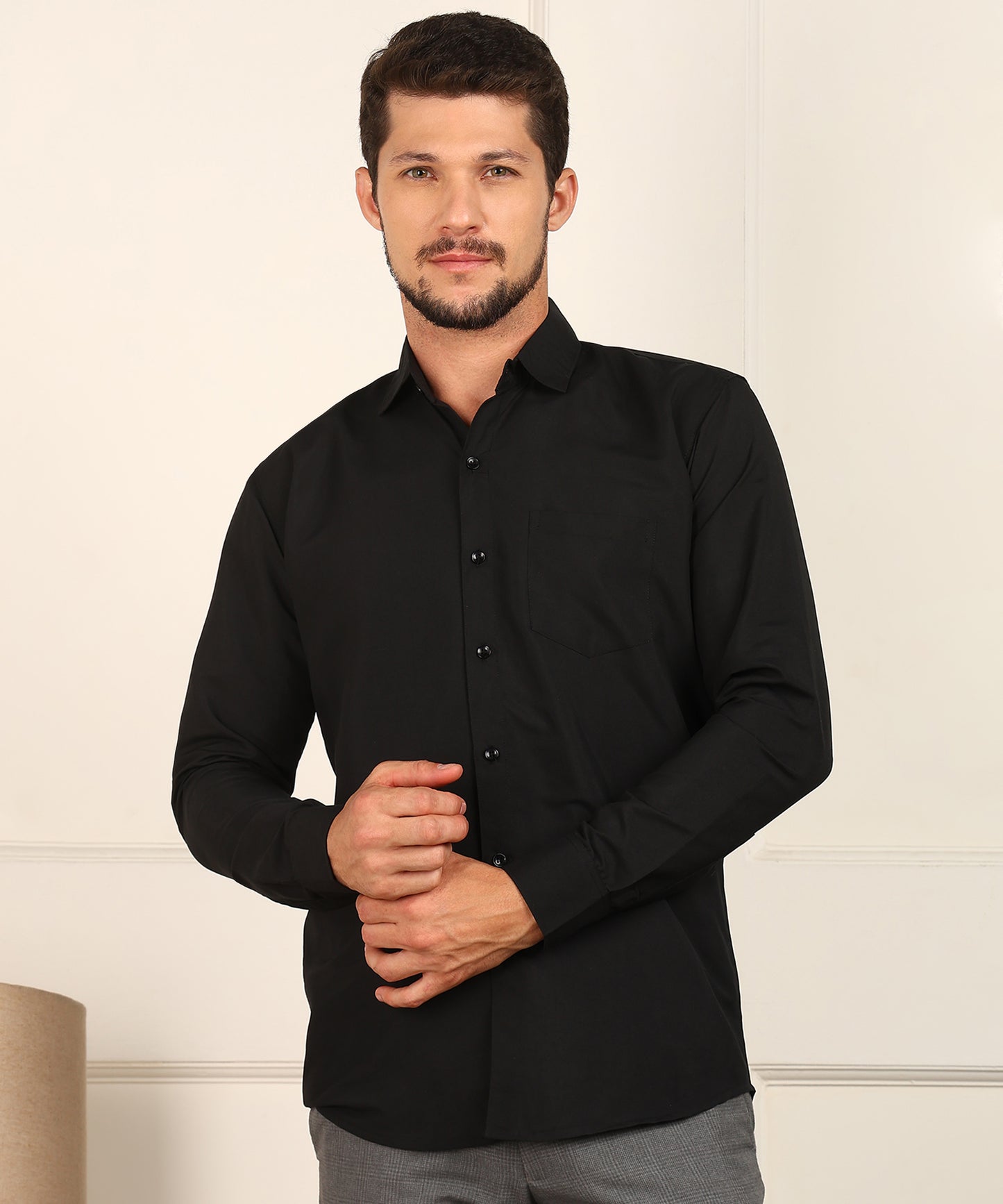 Men Solid Formal Shirt